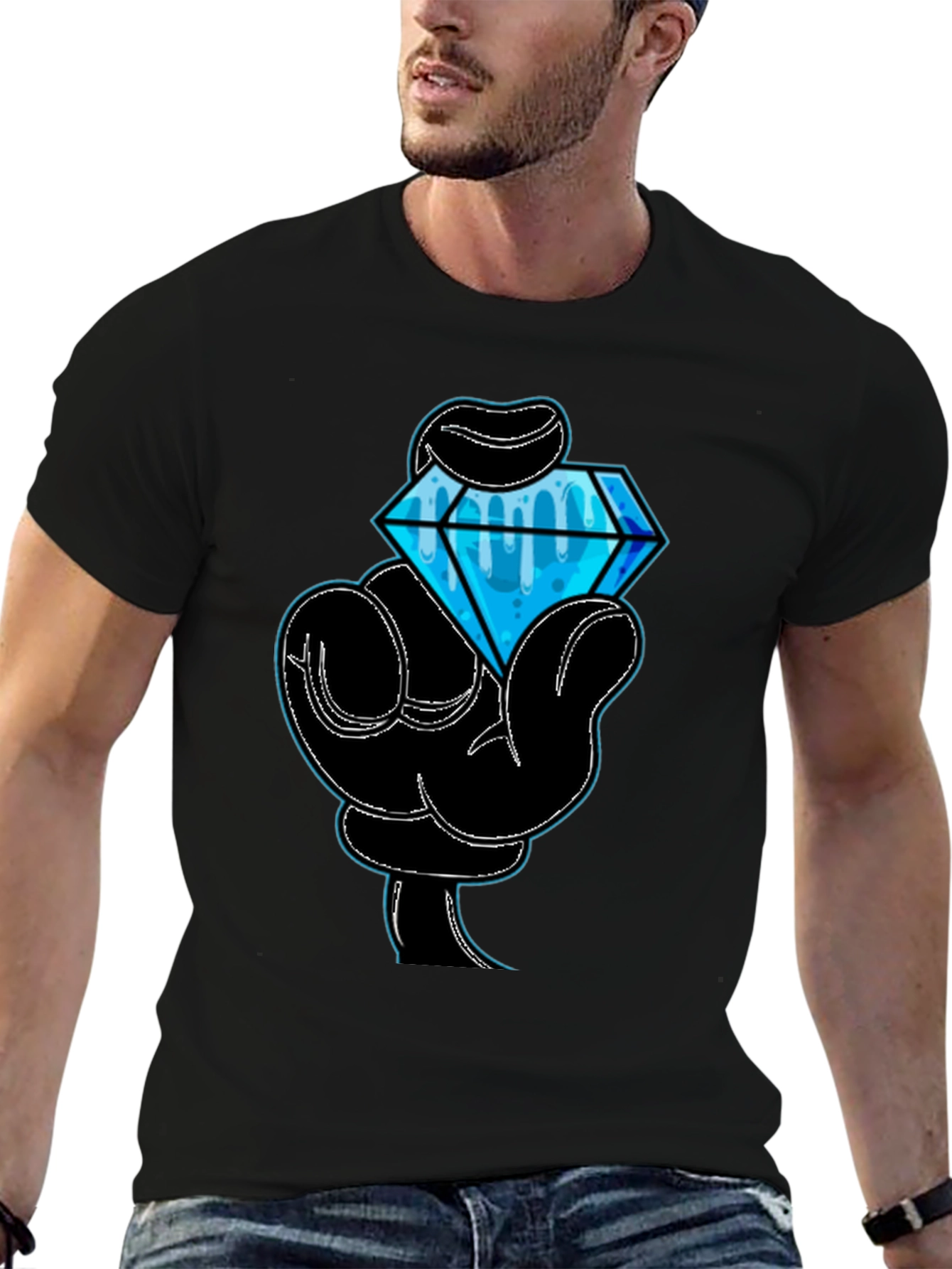 Diamond Hand Graphic T-Shirt