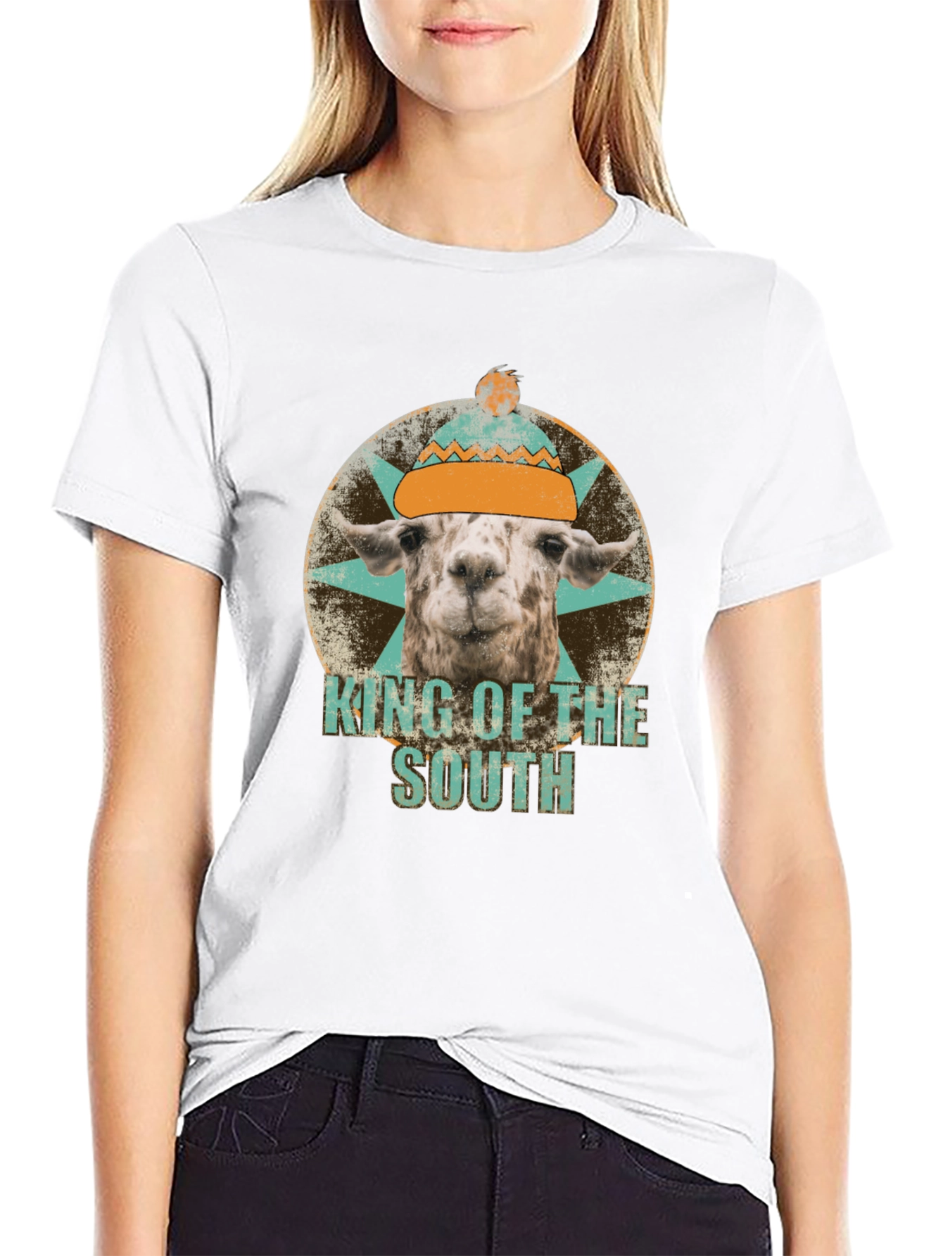 King of the South Llama Graphic Tee