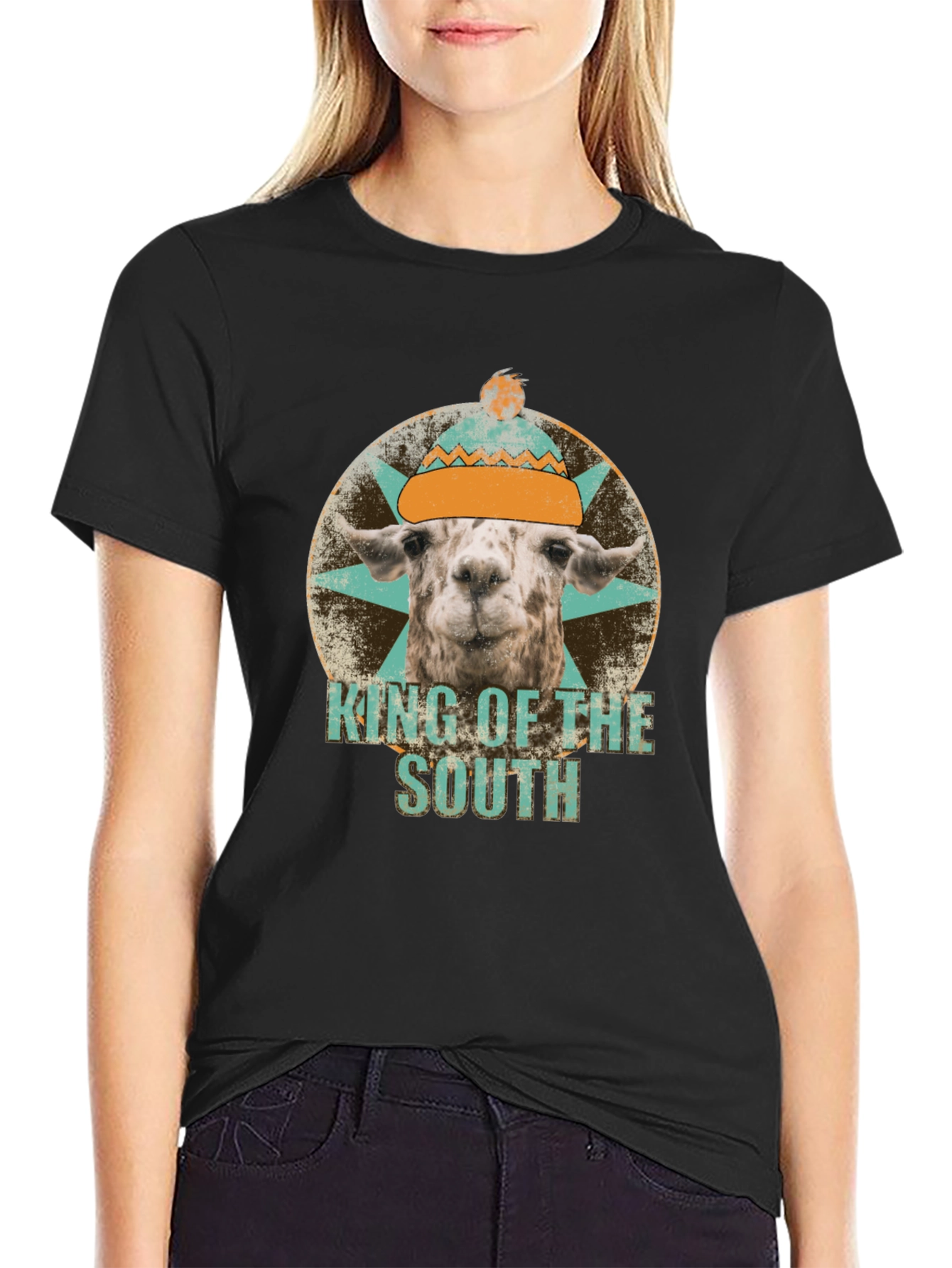 King of the South Llama Graphic Tee