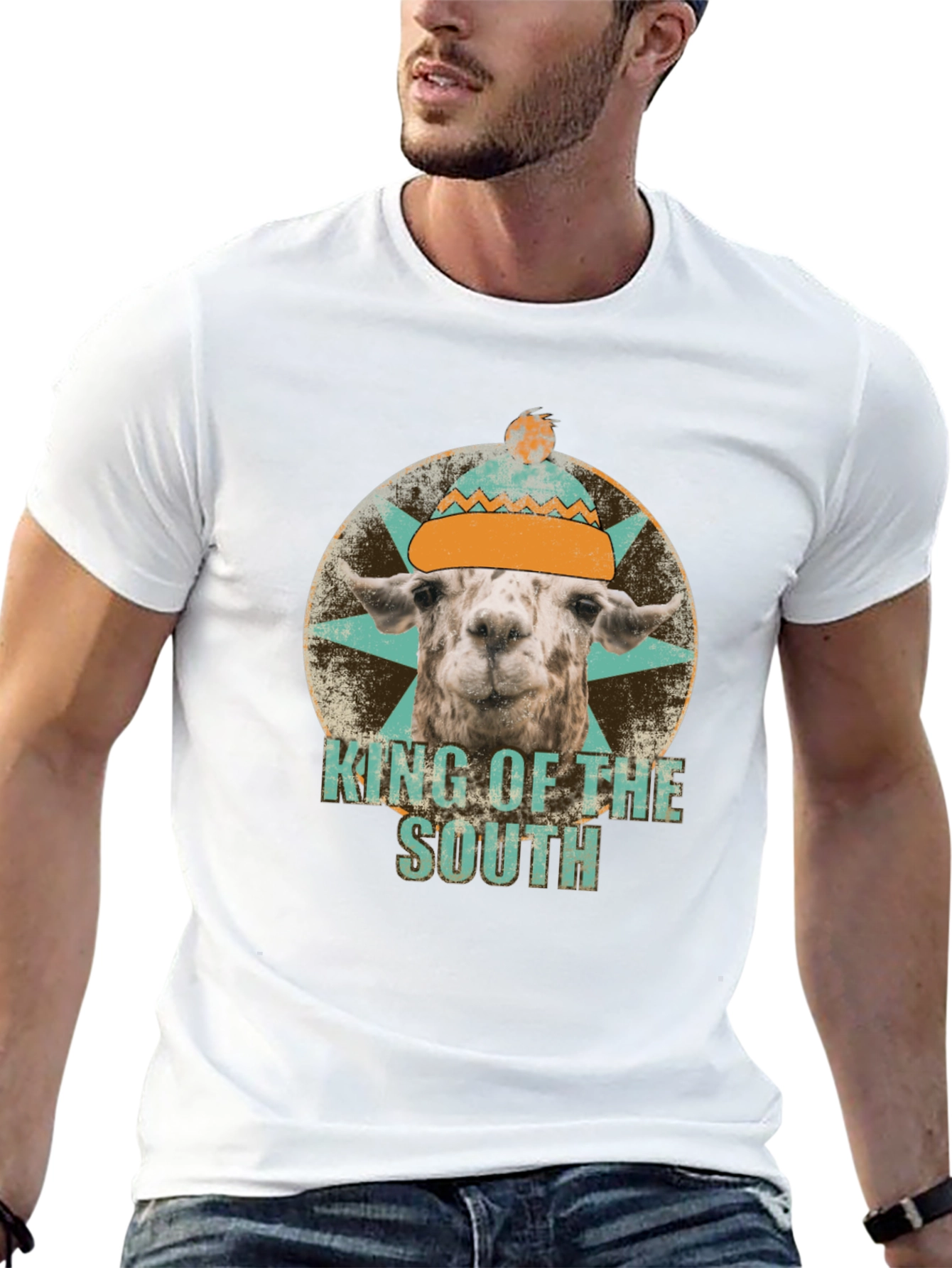 King of the South Llama Graphic Tee