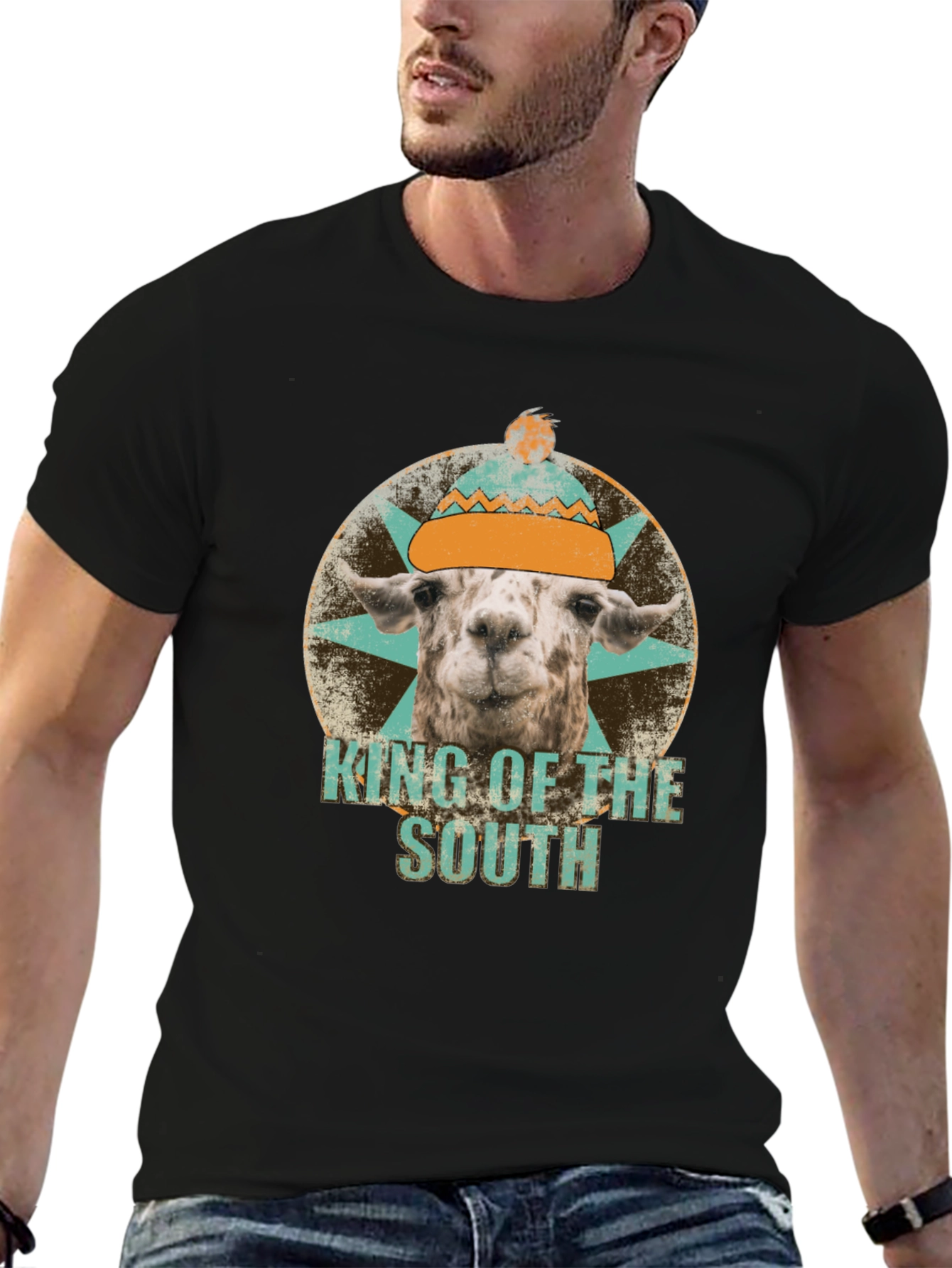 King of the South Llama Graphic Tee