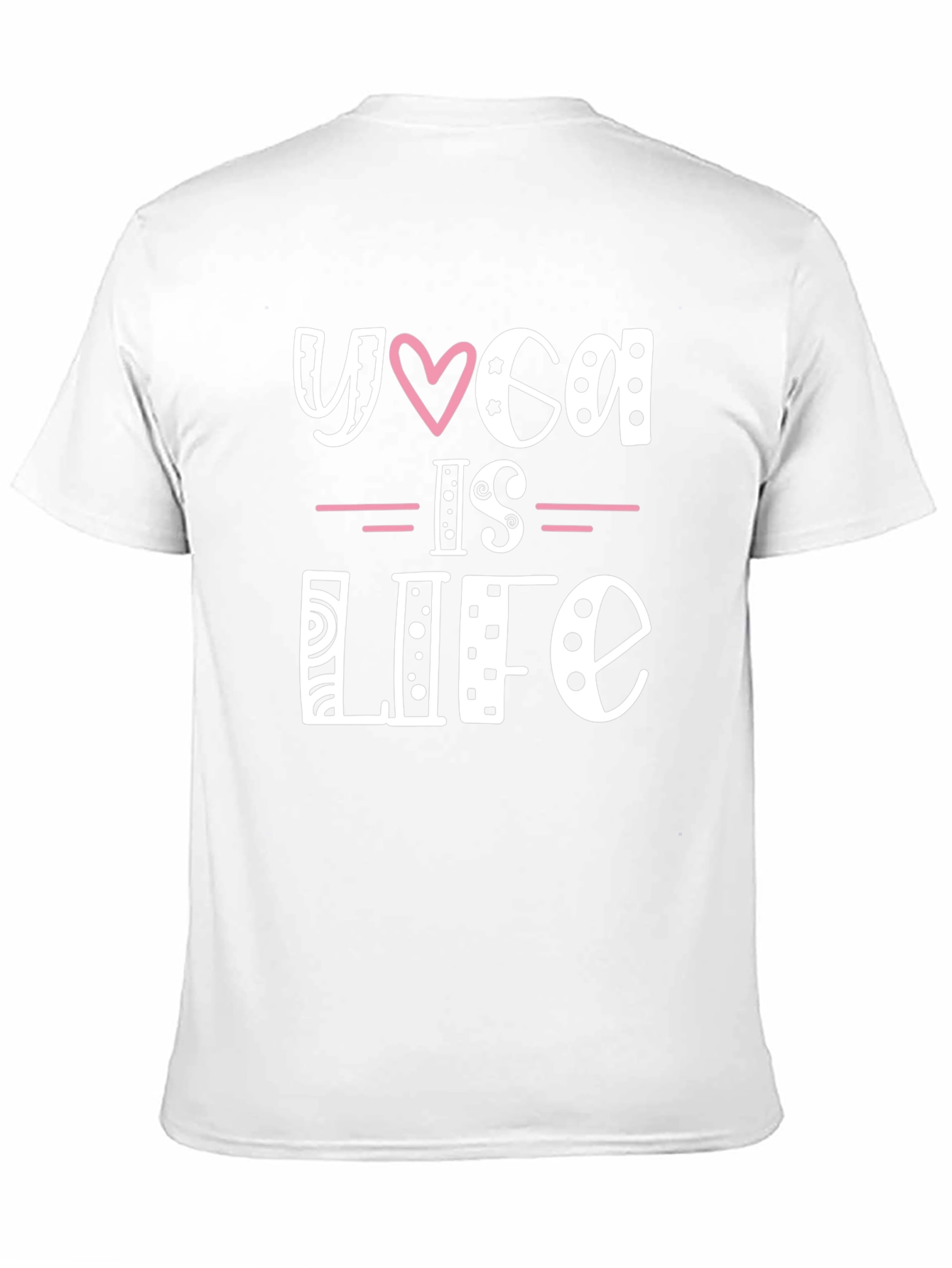 Yoga is Life Graphic Tee - Black