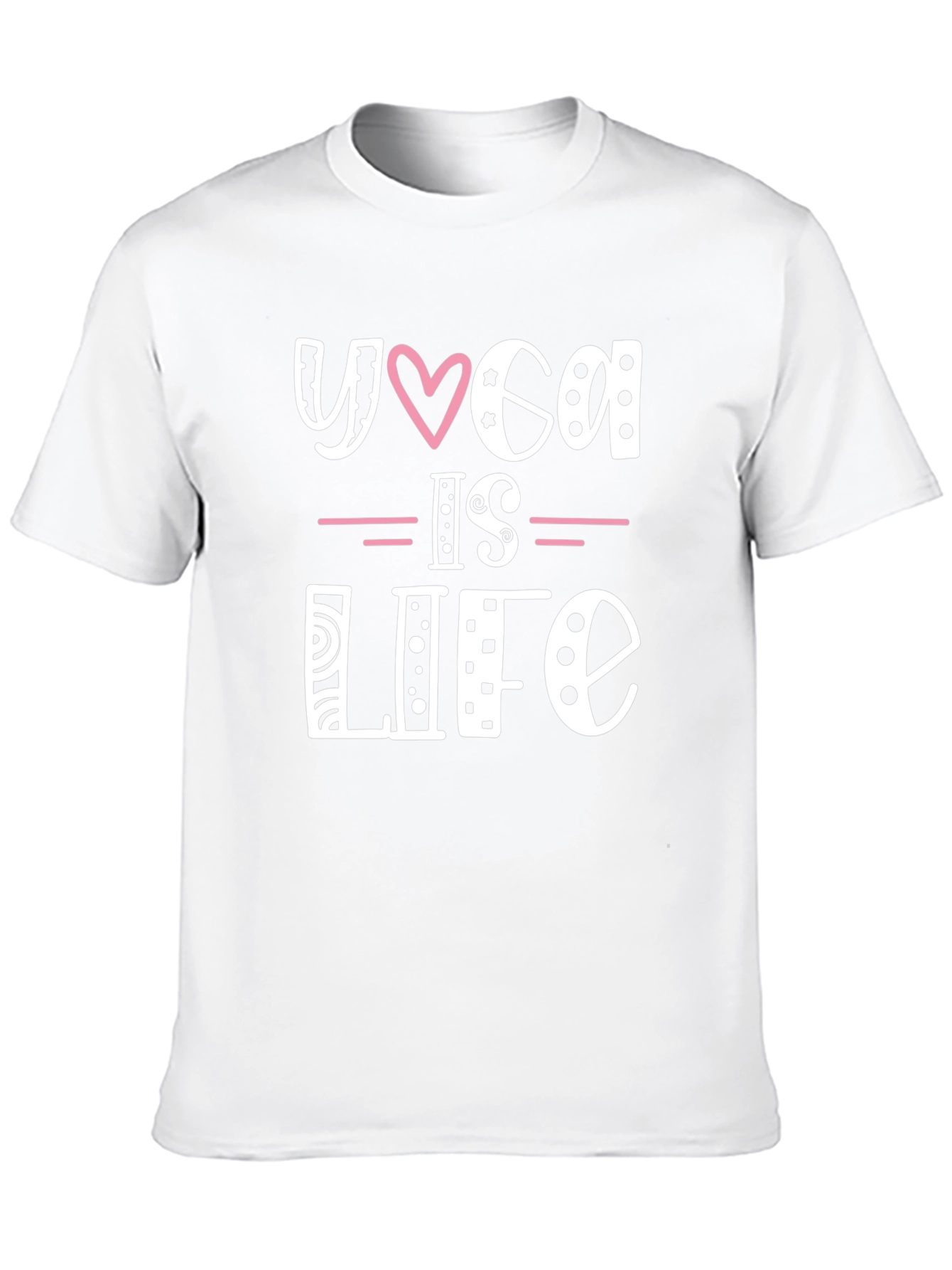 Yoga is Life Graphic Tee - Black