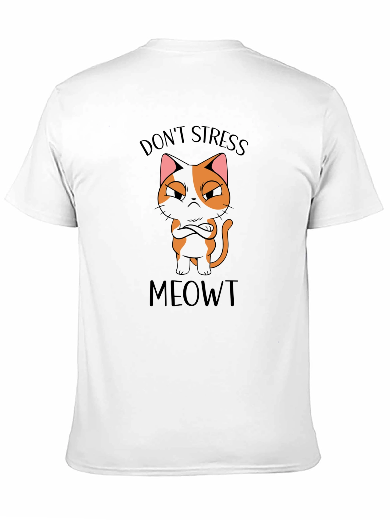 Dont Stress Meowt Black T-Shirt