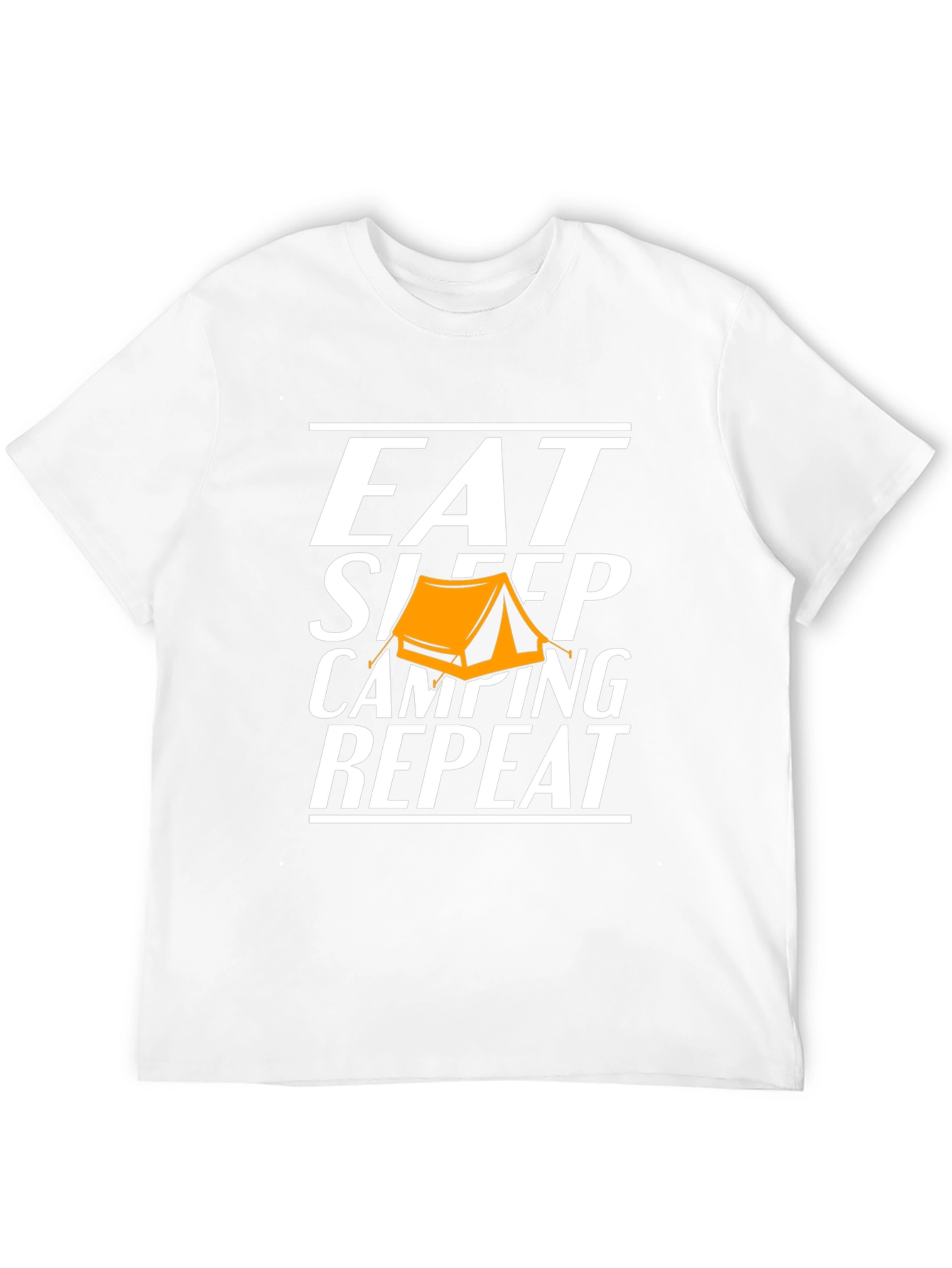 Eat Sleep Camping Repeat Graphic Tee