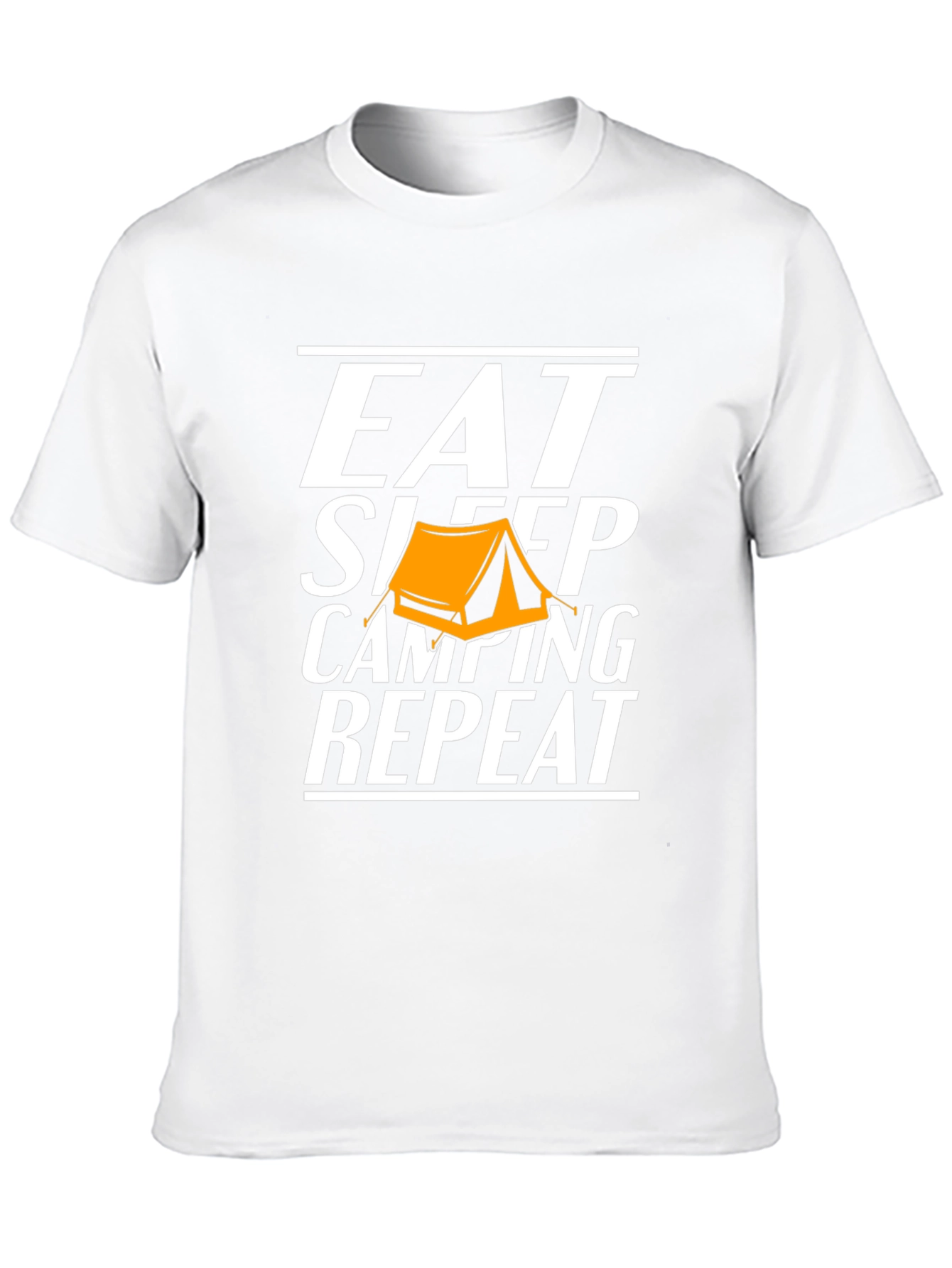 Eat Sleep Camping Repeat Graphic Tee