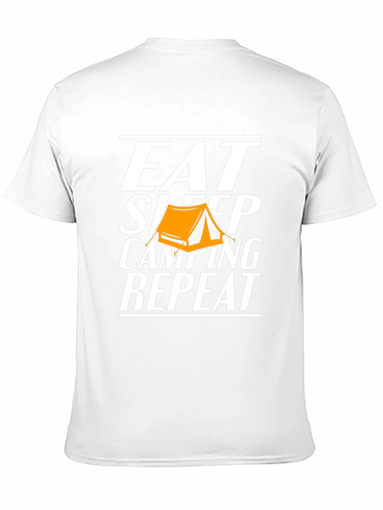 Eat Sleep Camping Repeat Graphic Tee