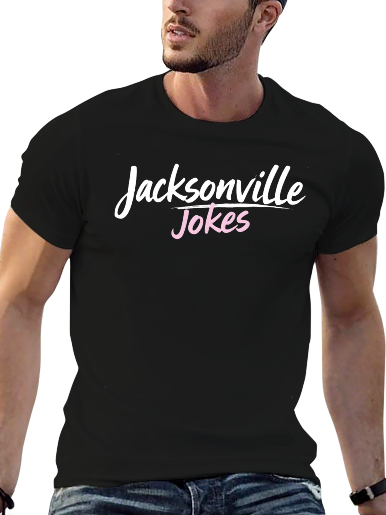 Jacksonville Jokes T-Shirt - Black Graphic Tee