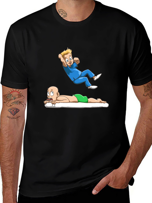 Cartoon Graphic Tee - Massage Therapy Humor