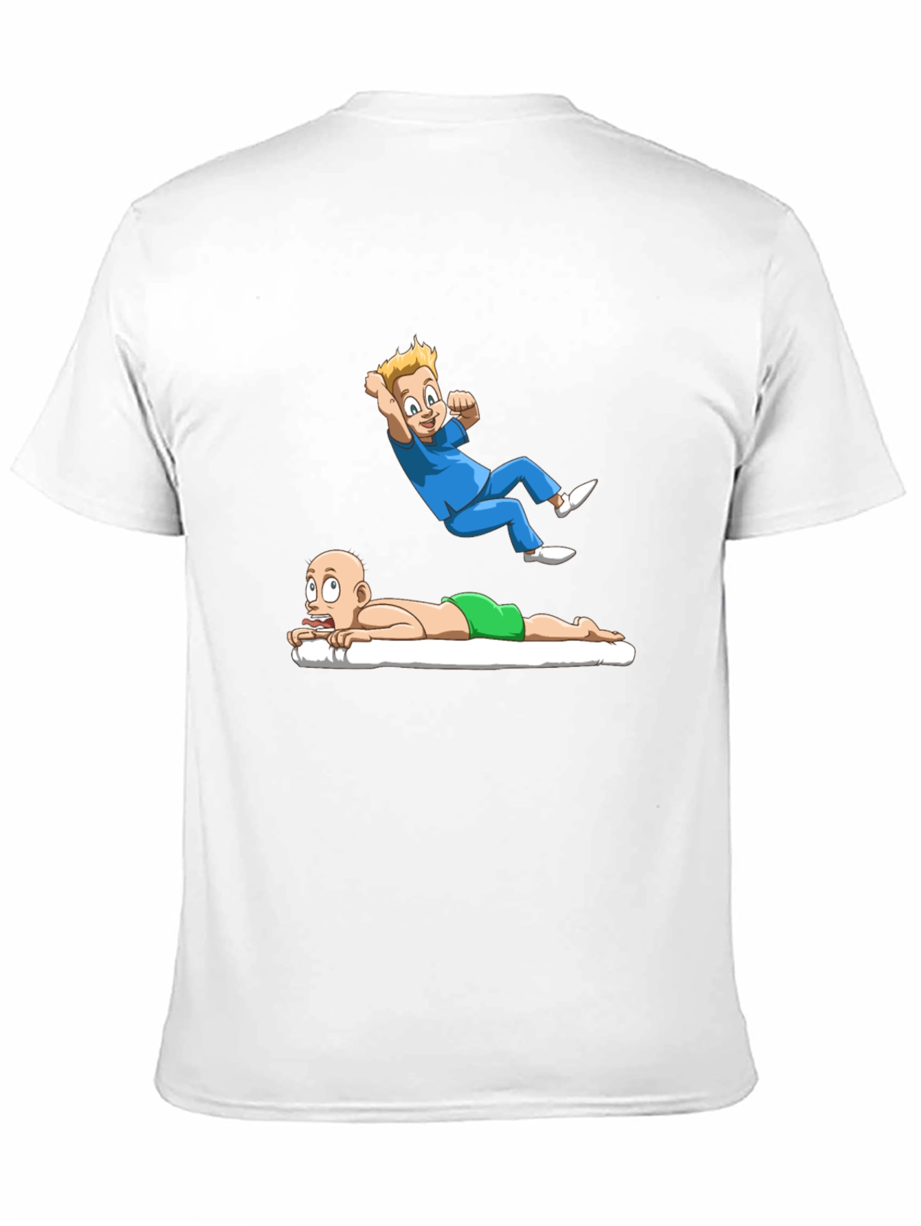 Cartoon Graphic Tee - Massage Therapy Humor