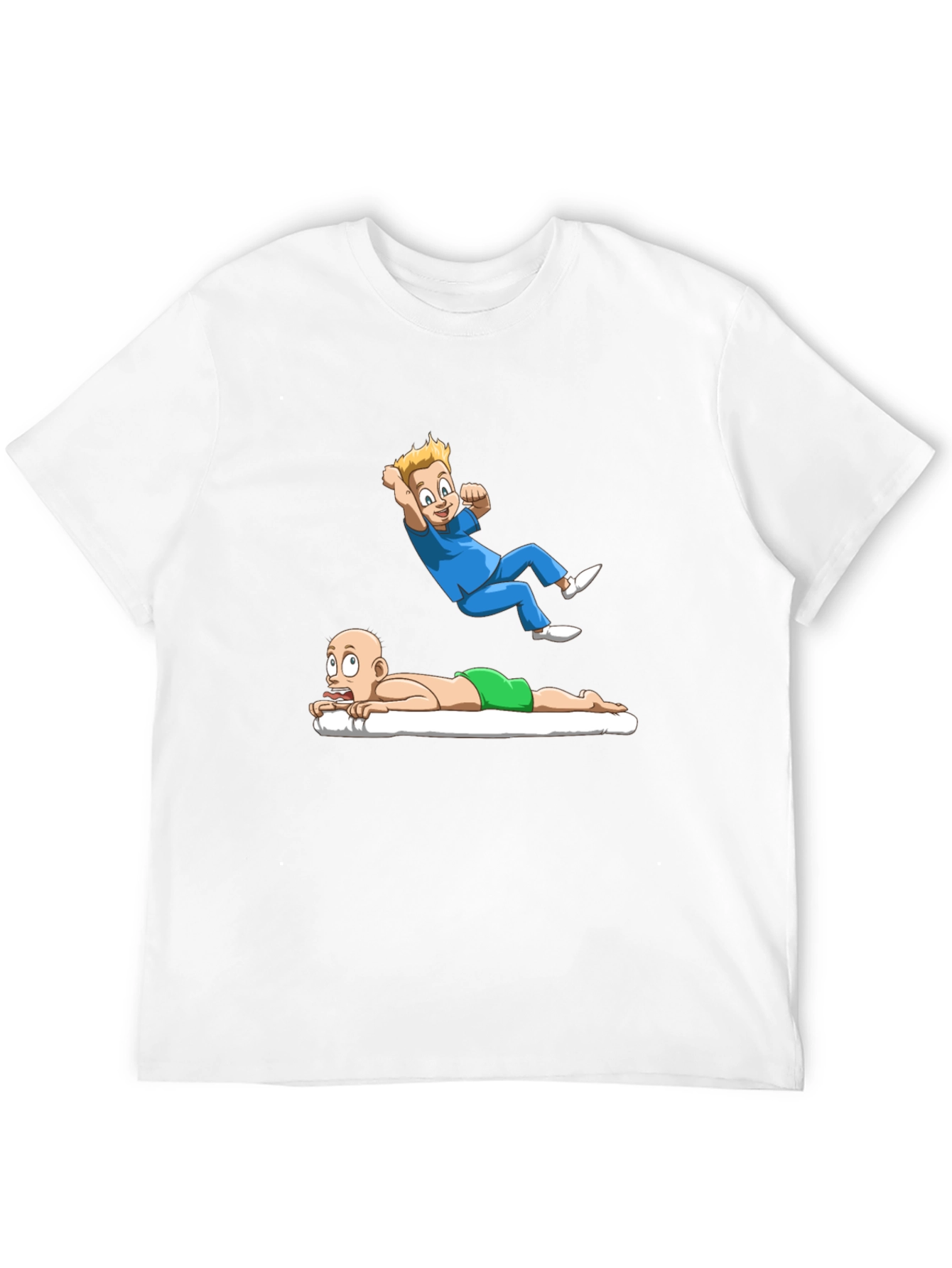 Cartoon Graphic Tee - Massage Therapy Humor