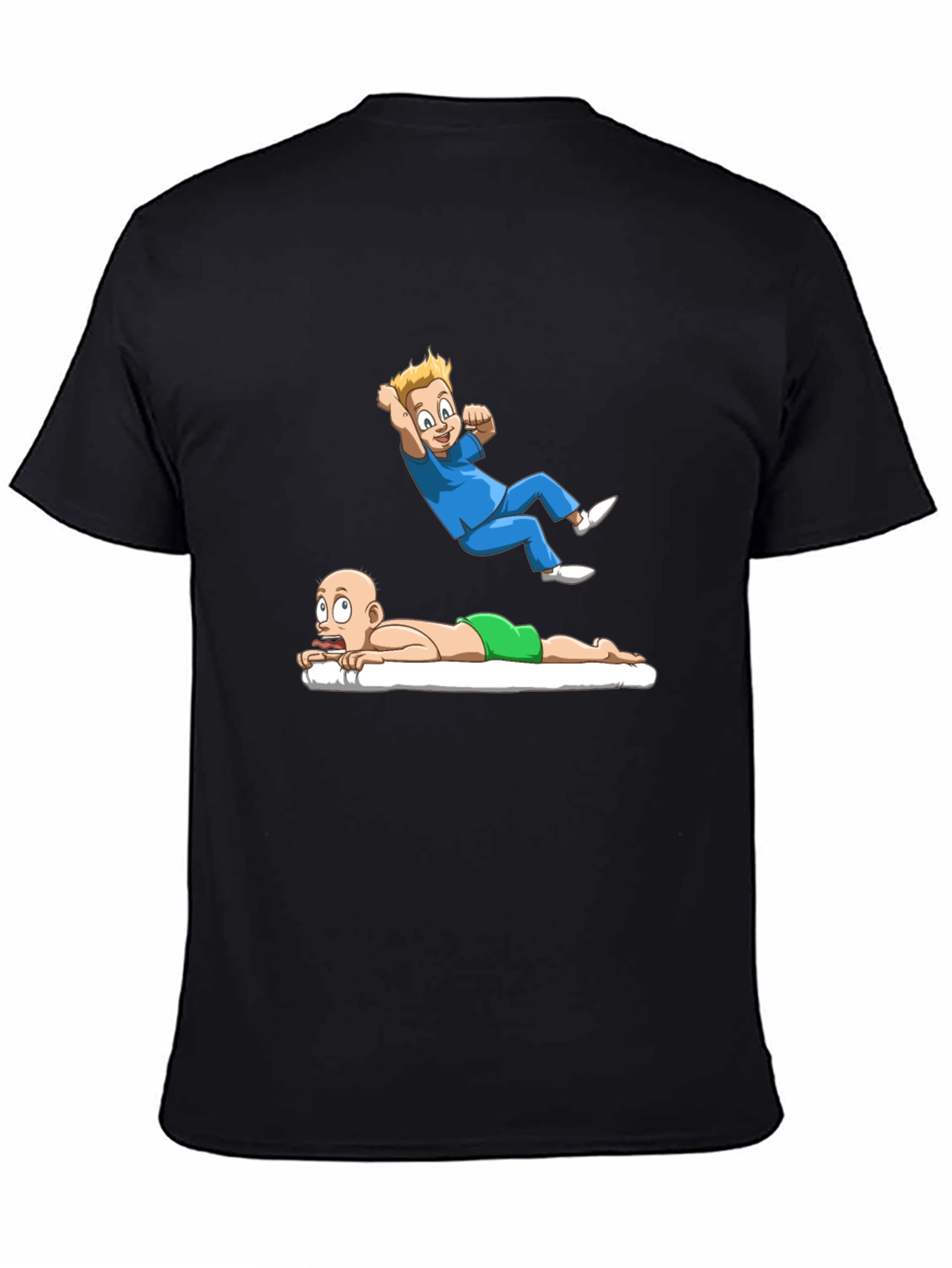 Cartoon Graphic Tee - Massage Therapy Humor