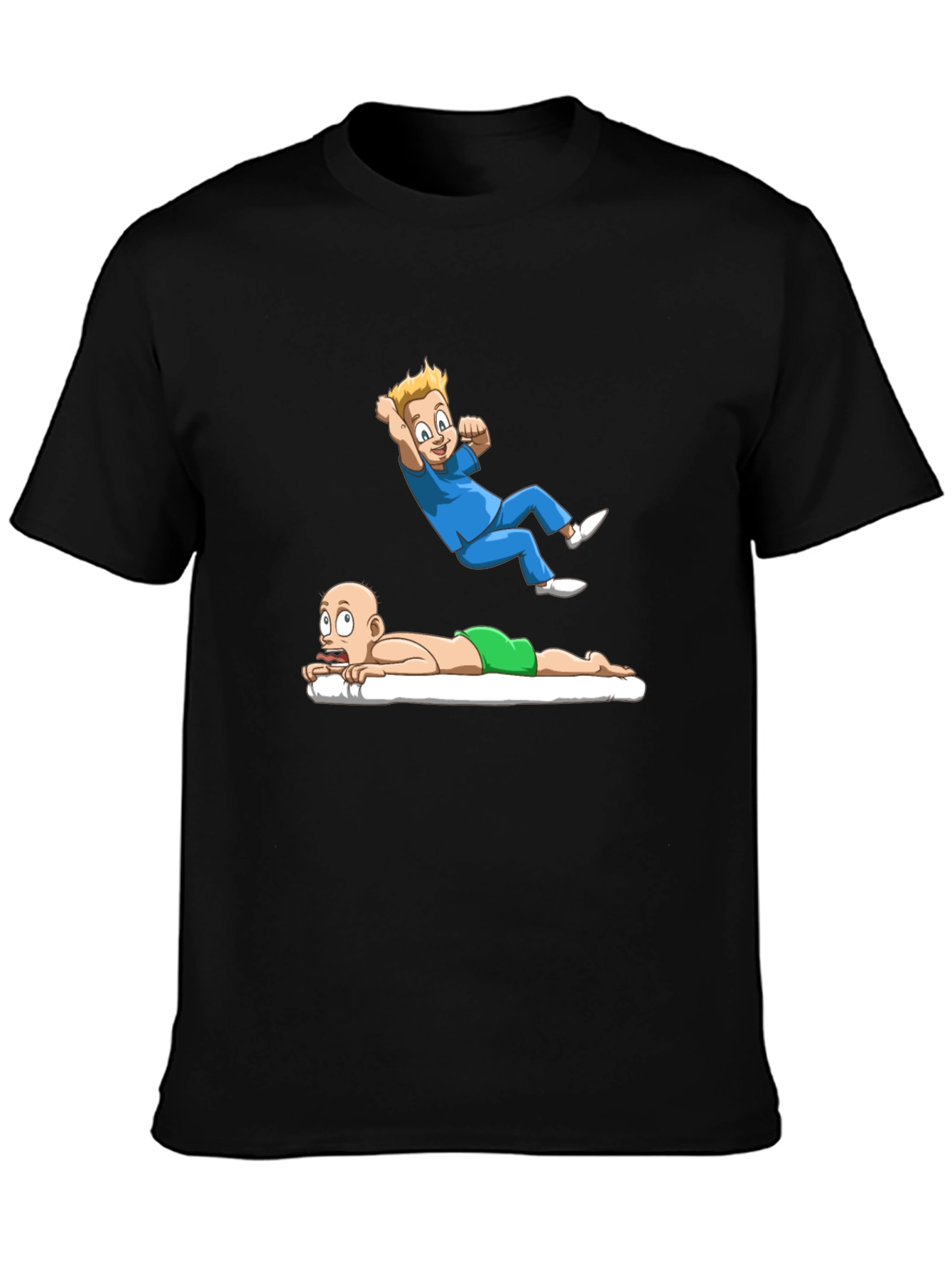 Cartoon Graphic Tee - Massage Therapy Humor