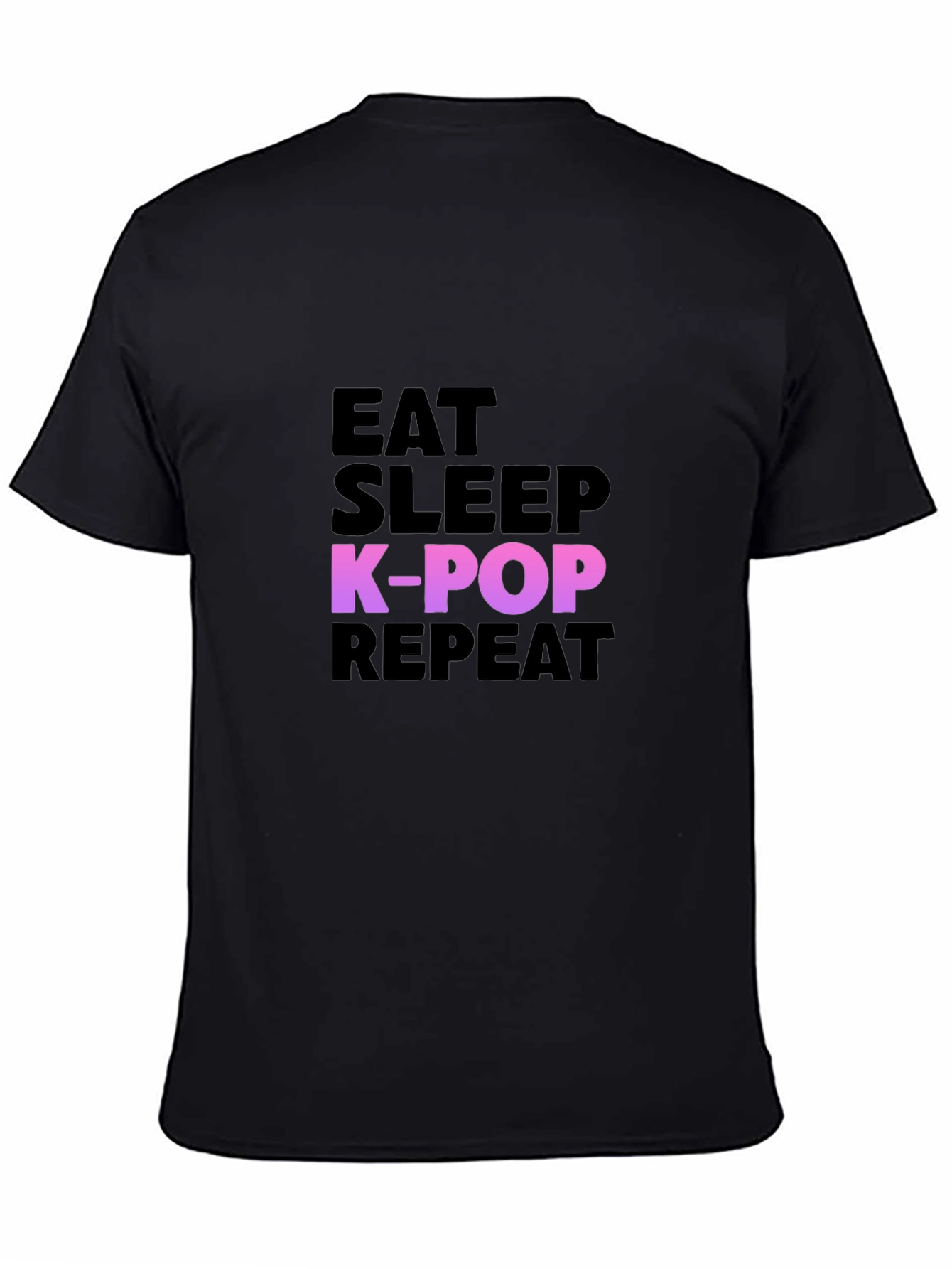 Eat Sleep K-Pop Repeat Graphic Tee