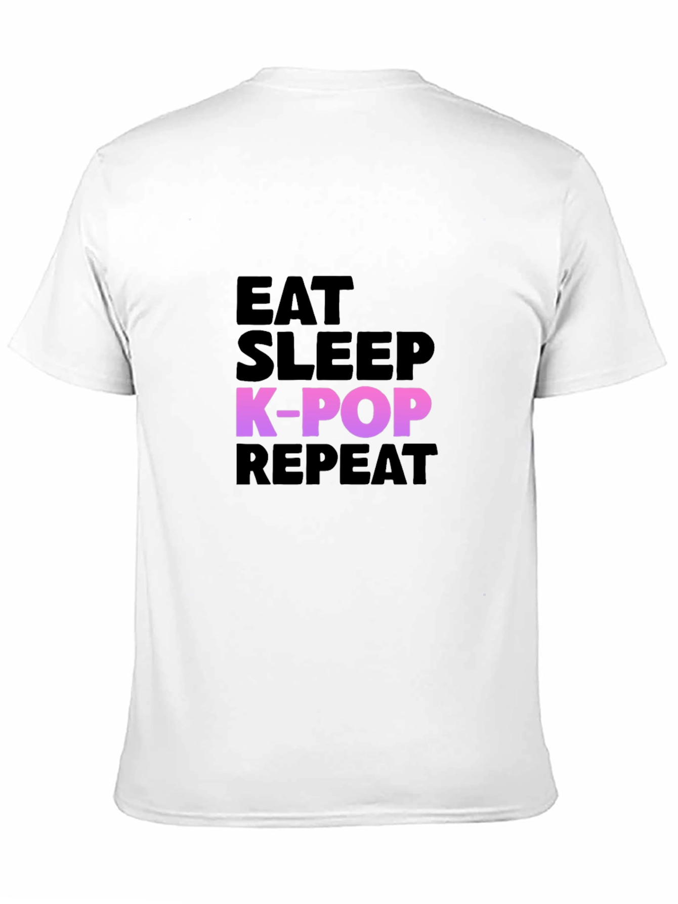 Eat Sleep K-Pop Repeat Graphic Tee