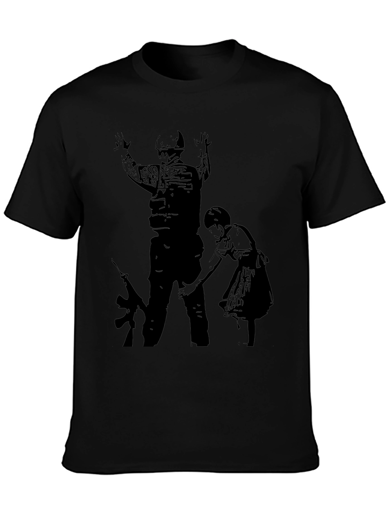 Controversial Soldier and Girl T-Shirt