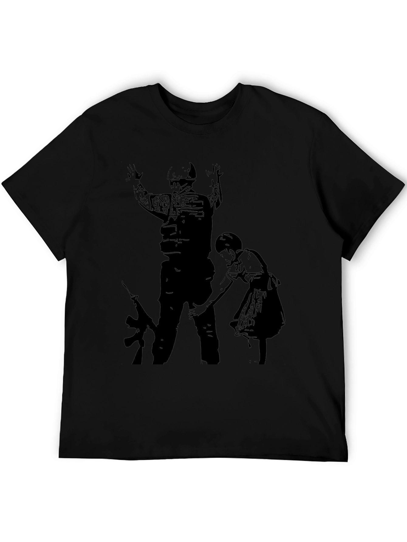 Controversial Soldier and Girl T-Shirt