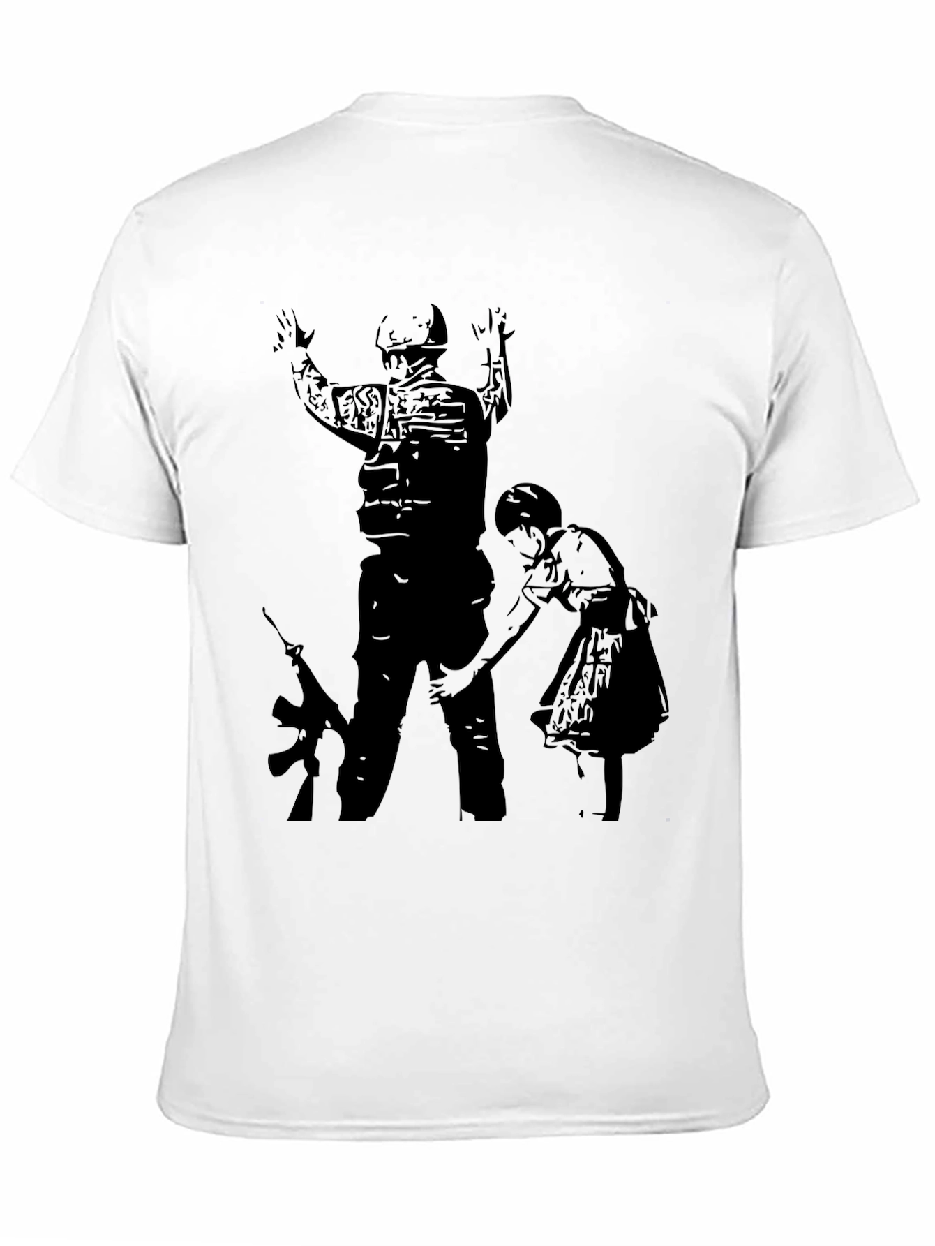 Controversial Soldier and Girl T-Shirt