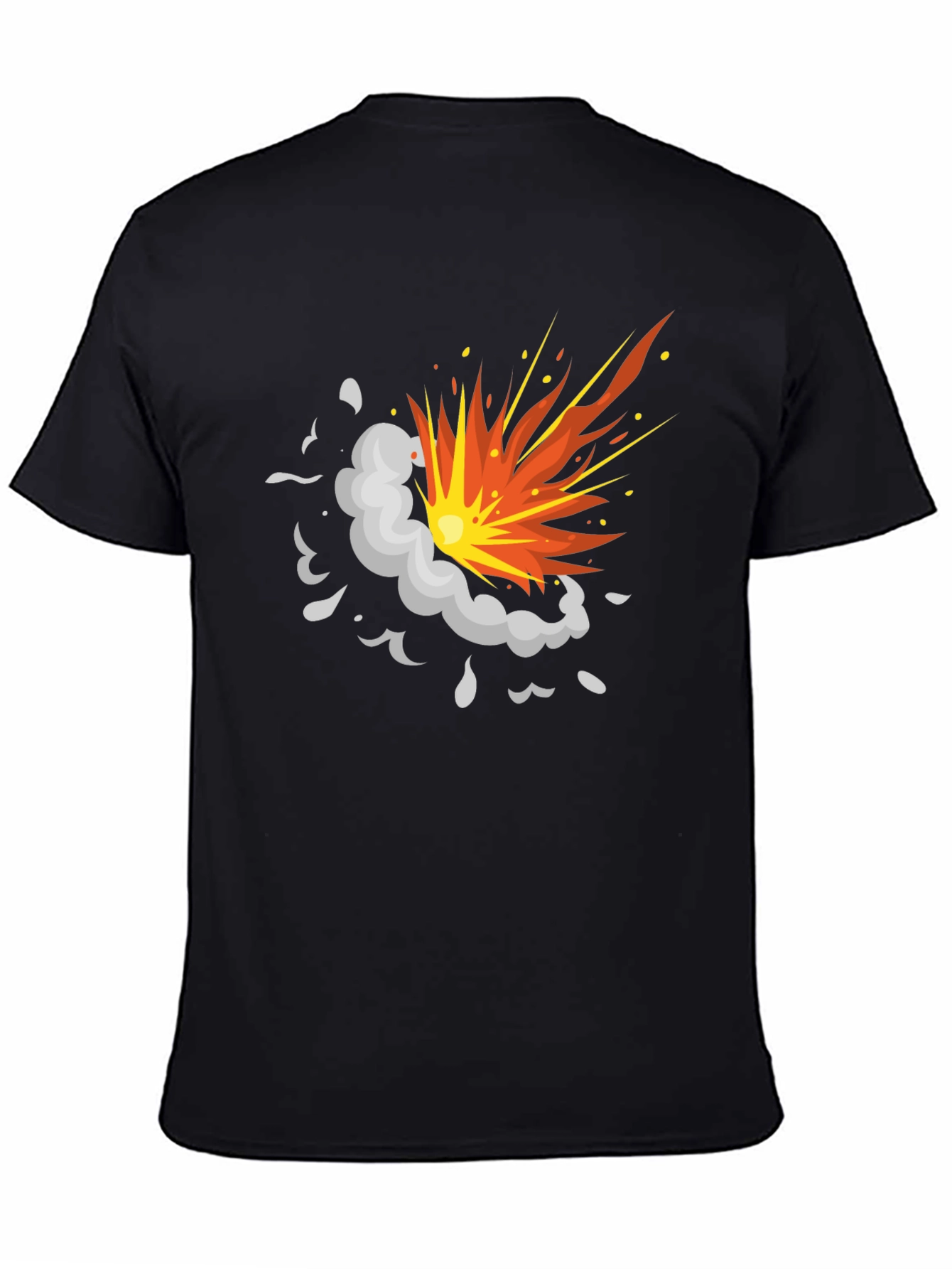 Explosion Graphic Black T-Shirt