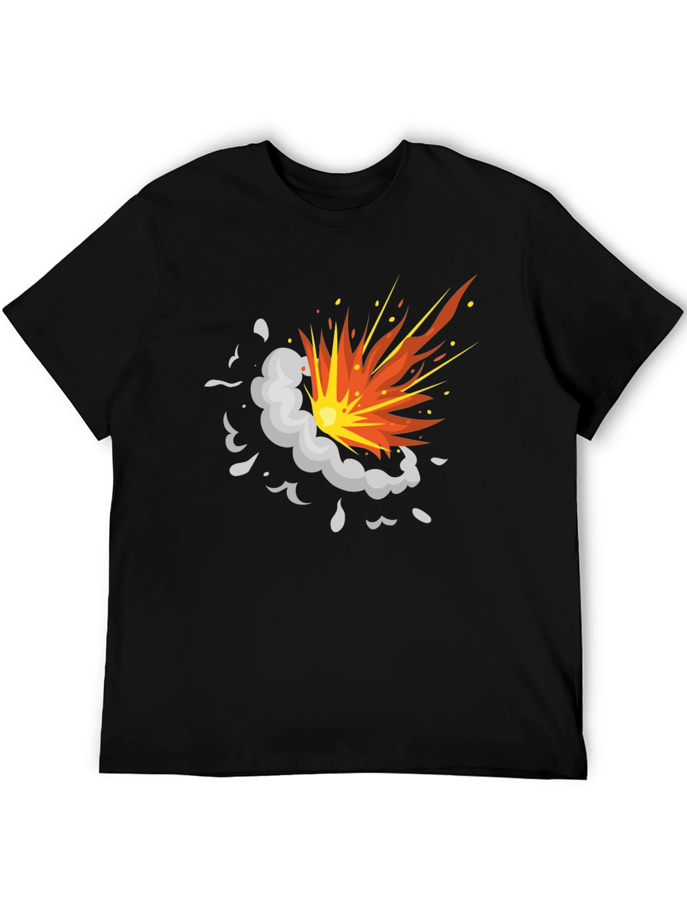 Explosion Graphic Black T-Shirt