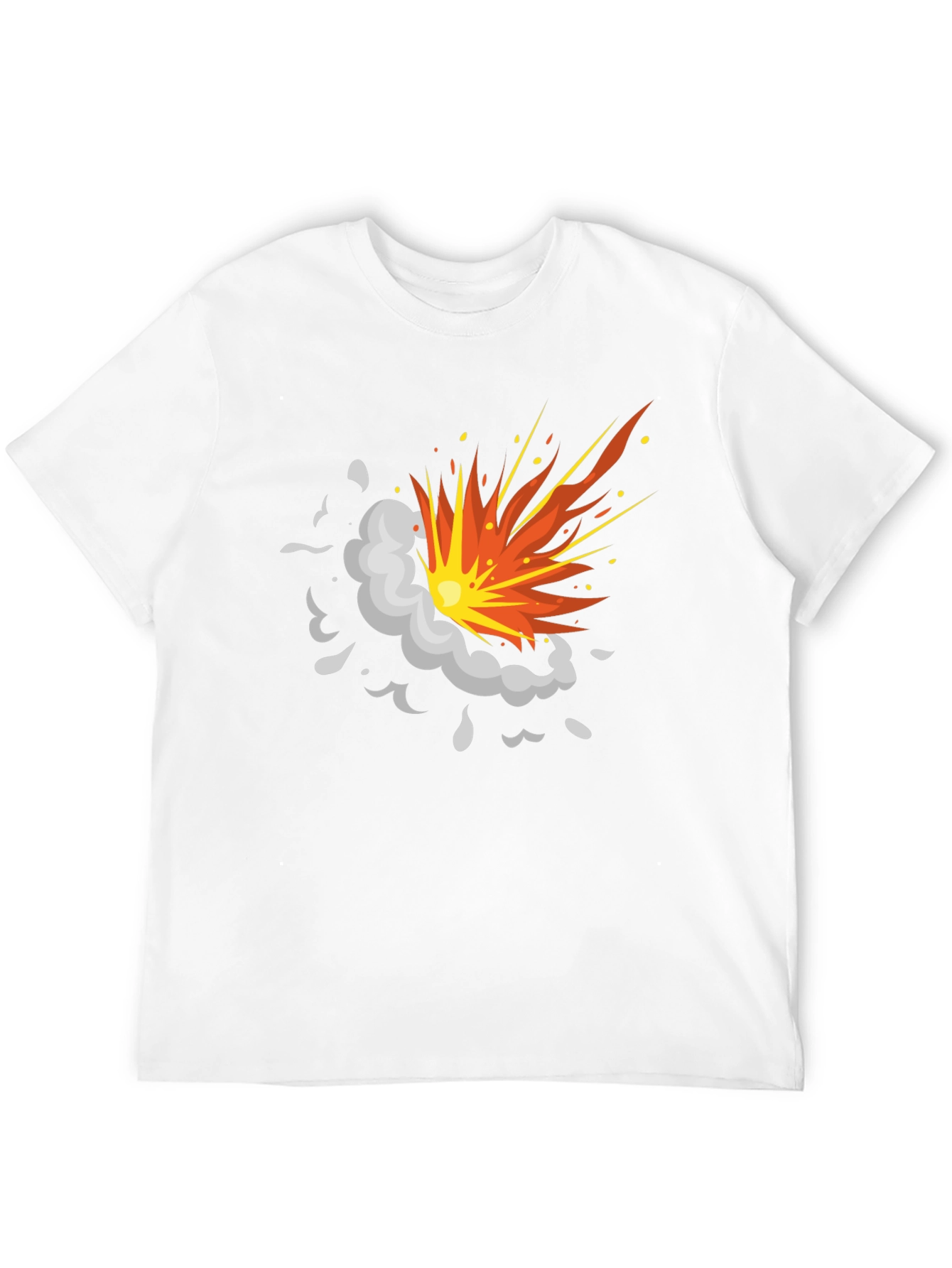 Explosion Graphic Black T-Shirt