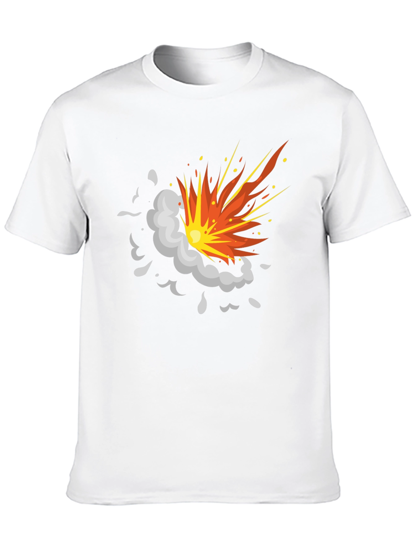 Explosion Graphic Black T-Shirt