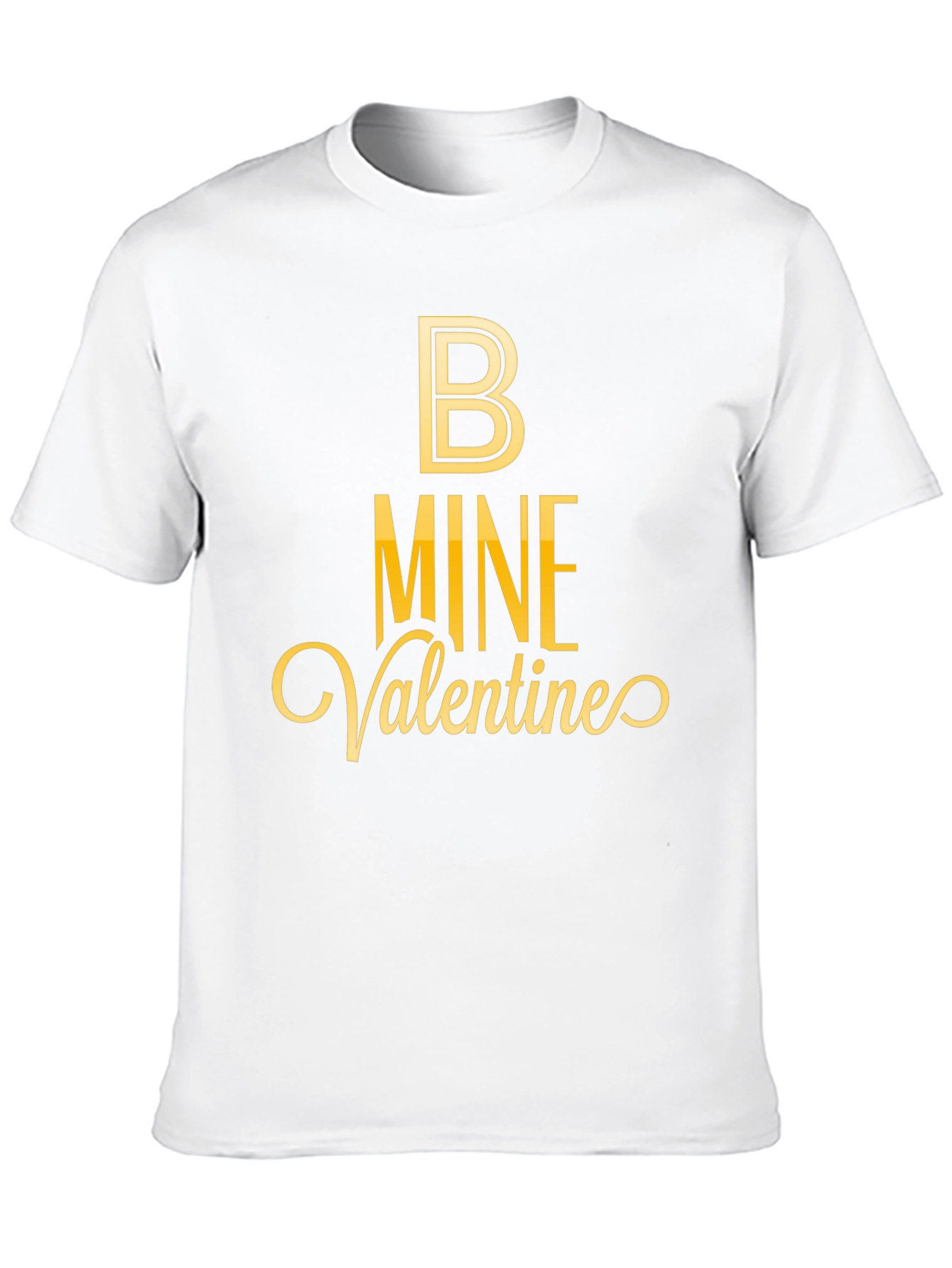 Be Mine Valentines Day Black T-Shirt