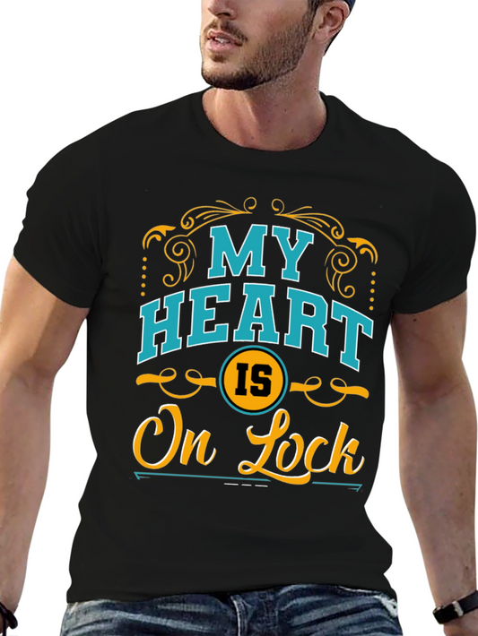 My Heart Is On Lock Graphic T-Shirt