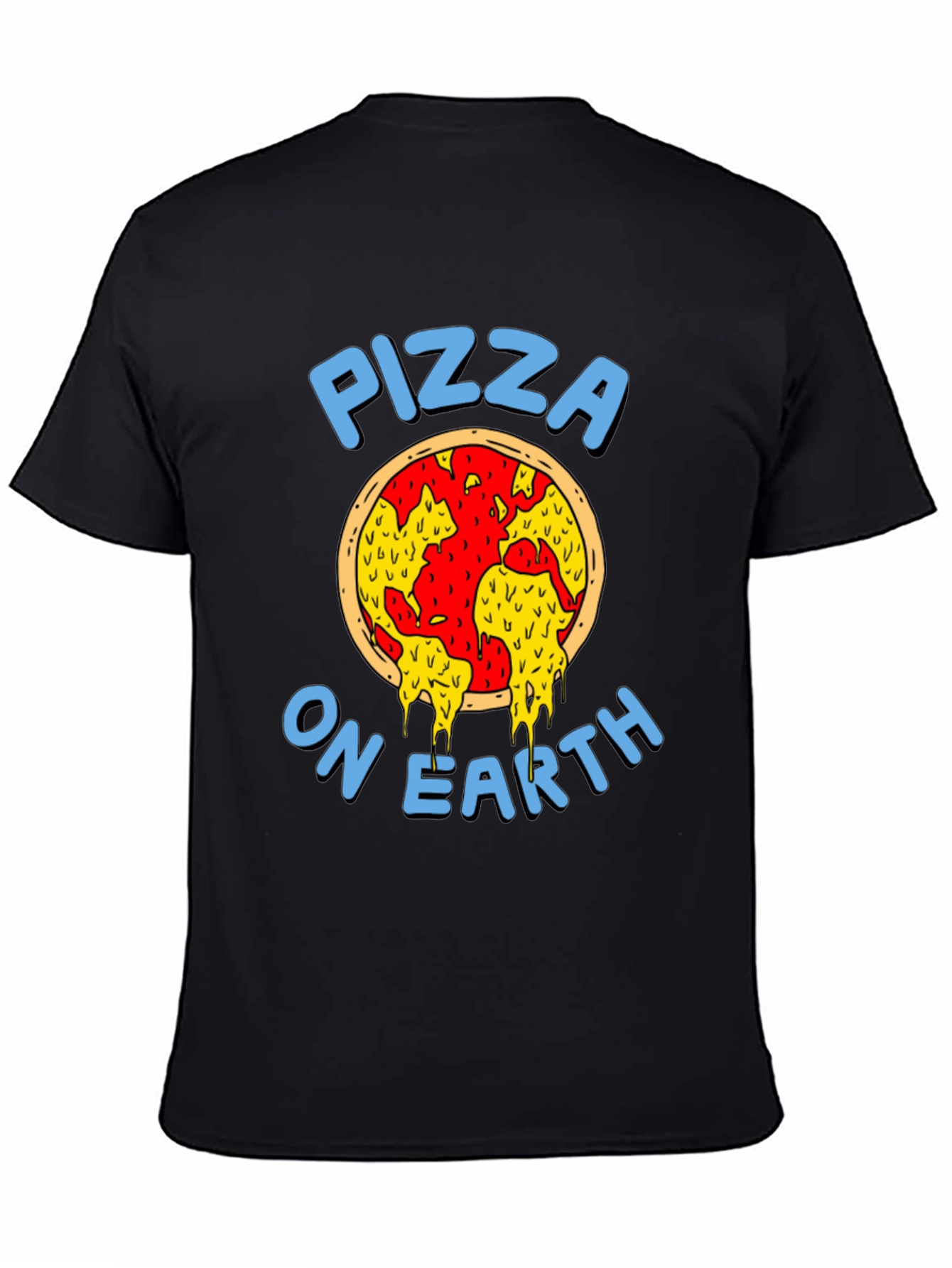 Pizza On Earth Graphic Tee - Foodie T-Shirt