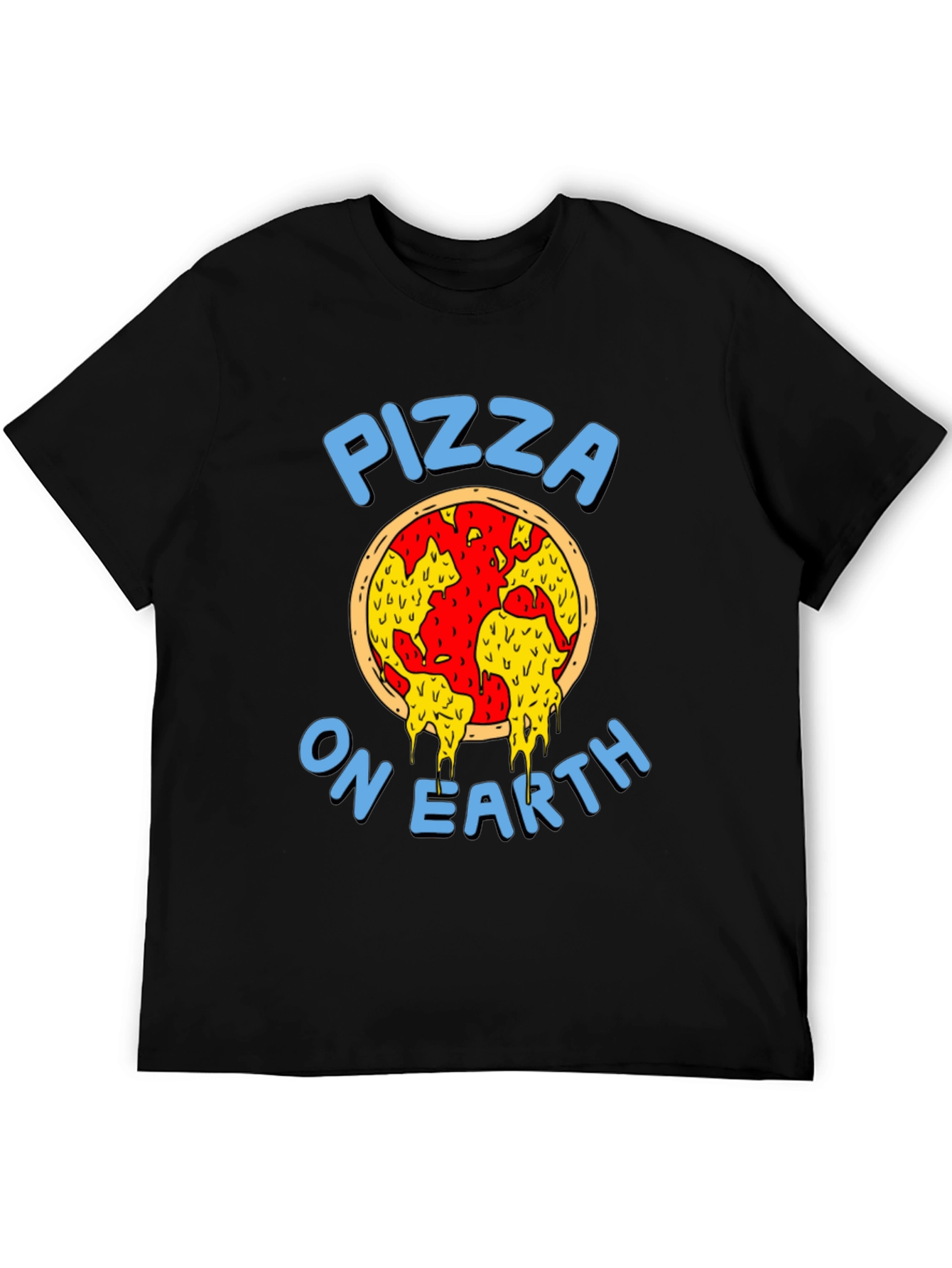 Pizza On Earth Graphic Tee - Foodie T-Shirt