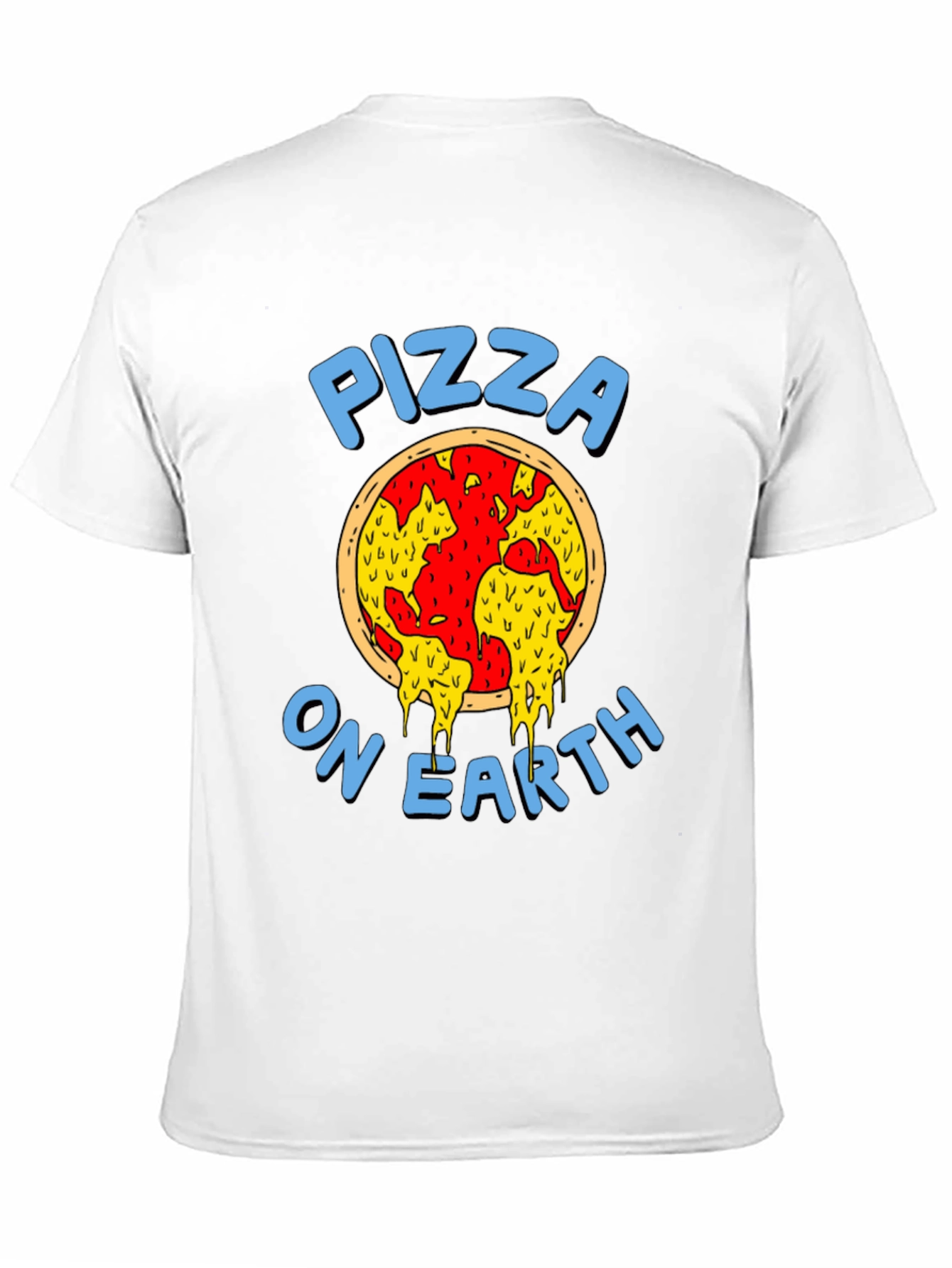 Pizza On Earth Graphic Tee - Foodie T-Shirt