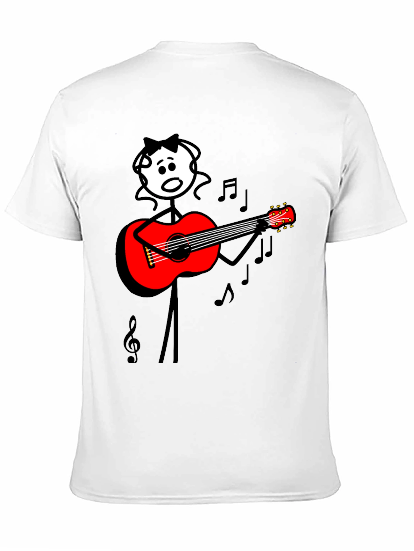 Guitar Stick Figure Tee