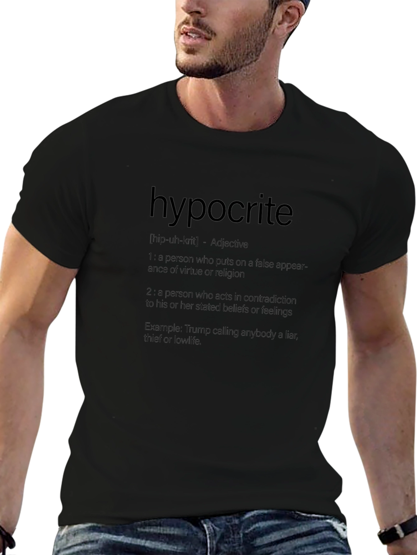 Hypocrite Definition T-Shirt - Funny Political Sarcasm