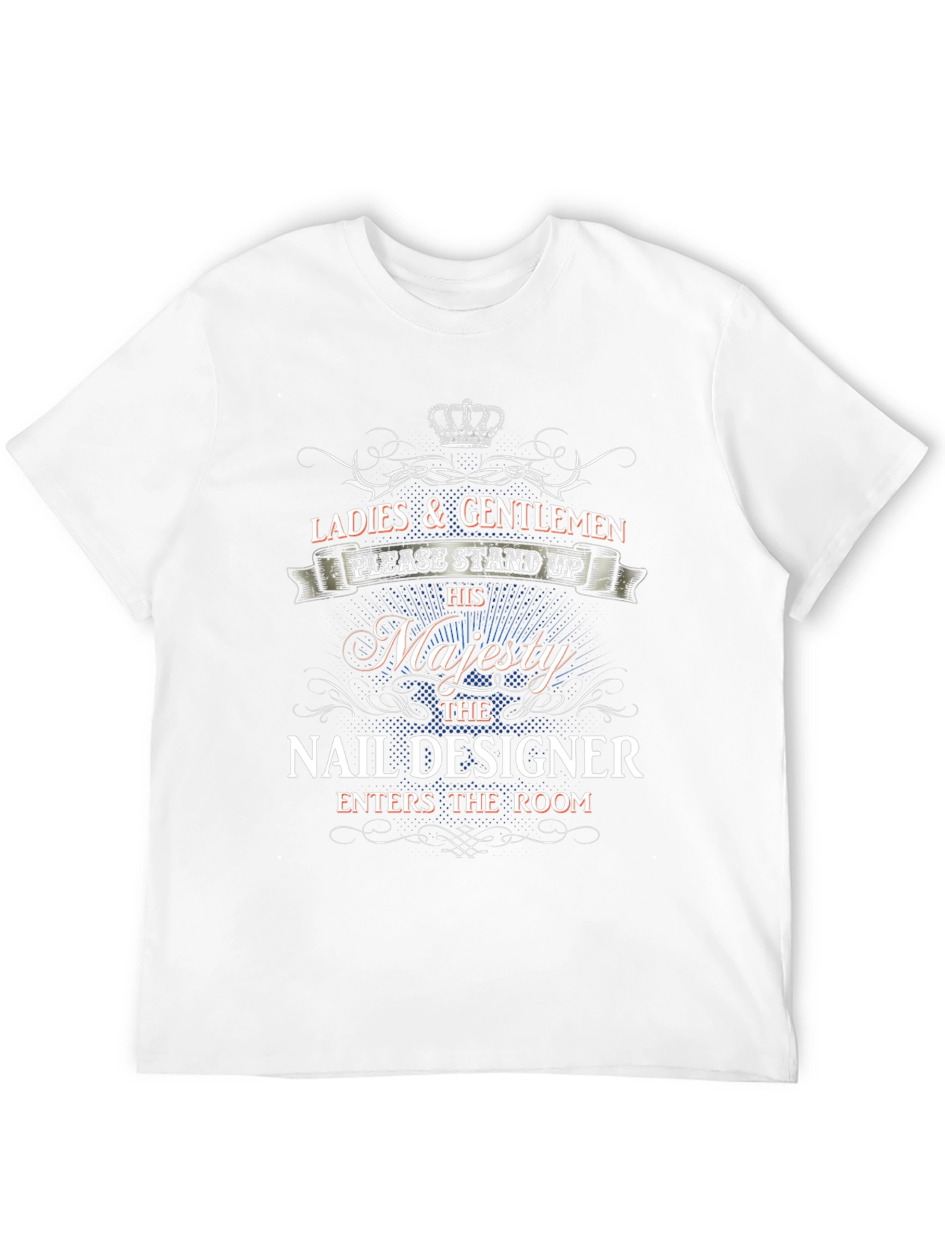 Majesty Nail Designer Black T-Shirt