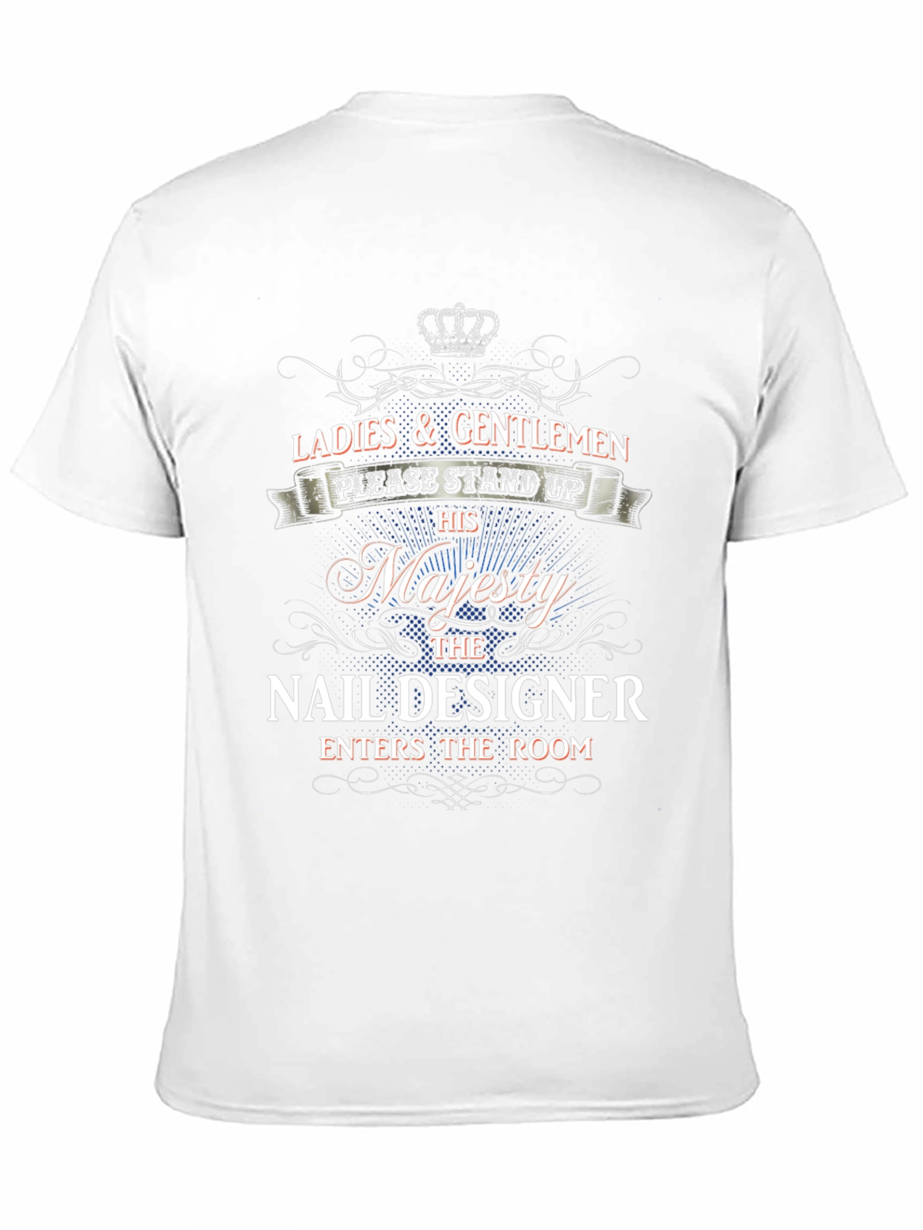 Majesty Nail Designer Black T-Shirt