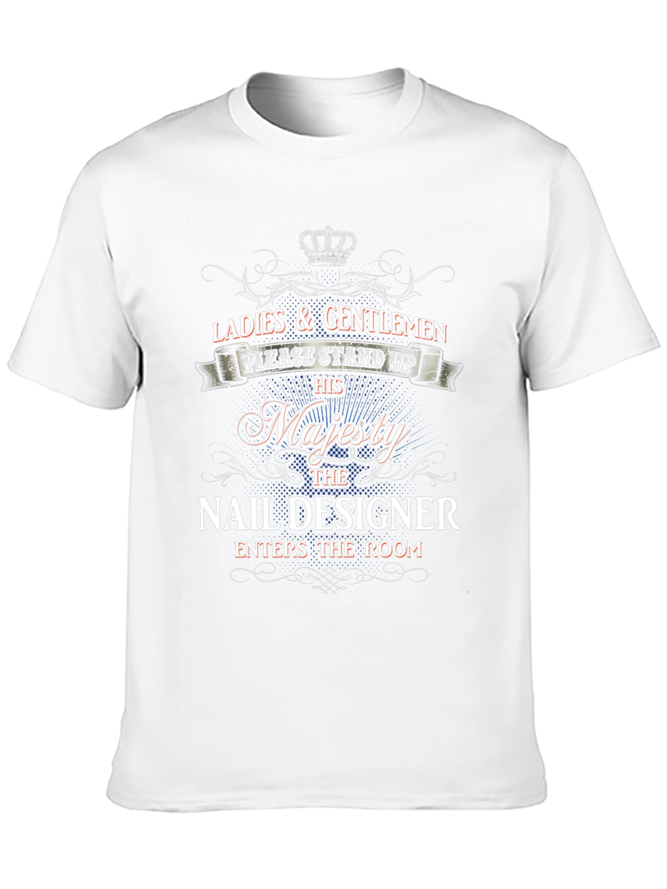 Majesty Nail Designer Black T-Shirt