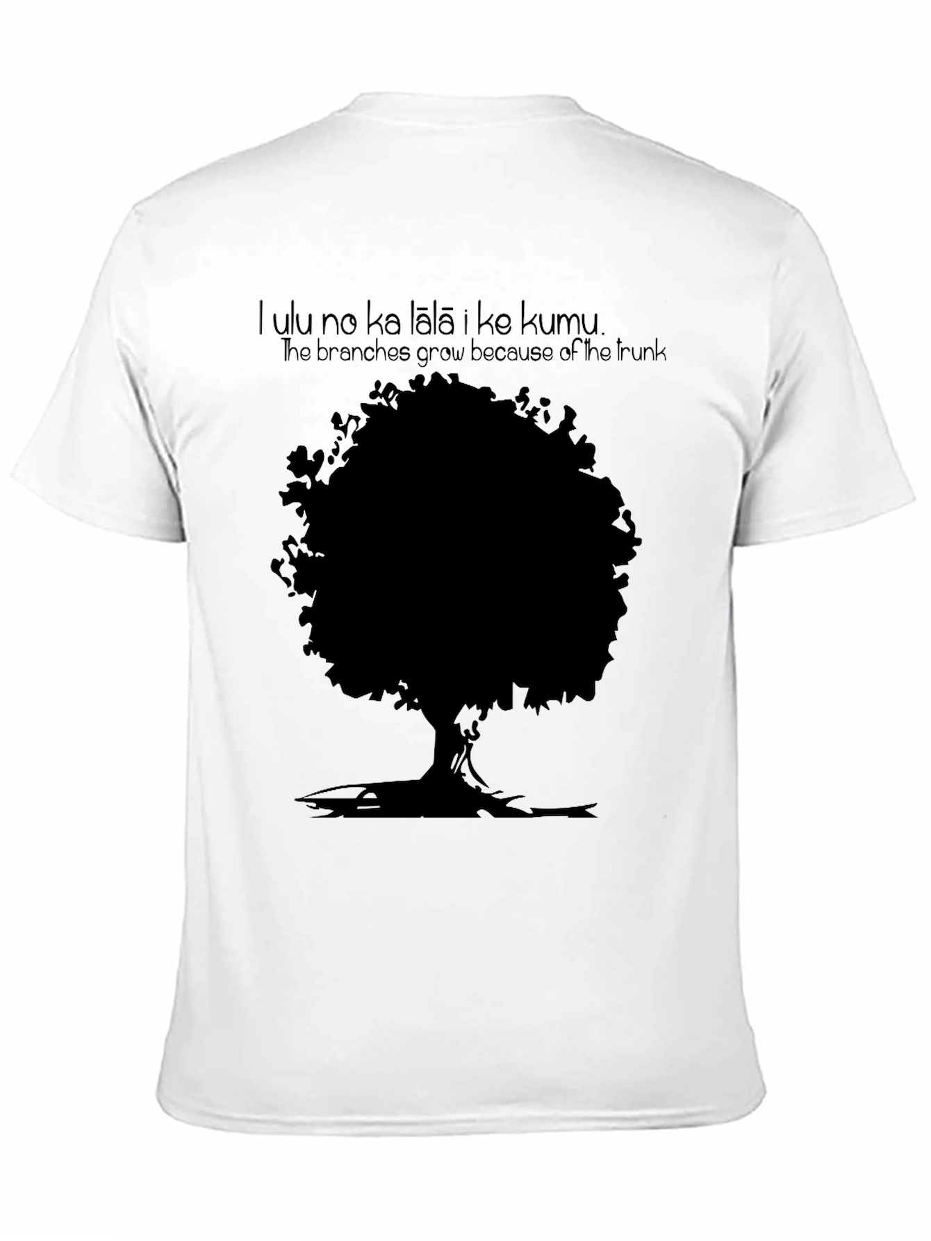 Tree Graphic Mens Black T-Shirt