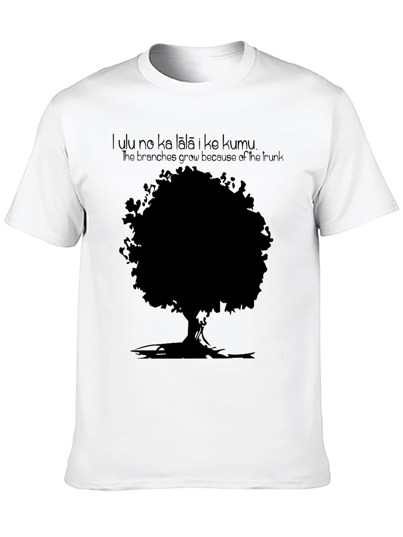 Tree Graphic Mens Black T-Shirt