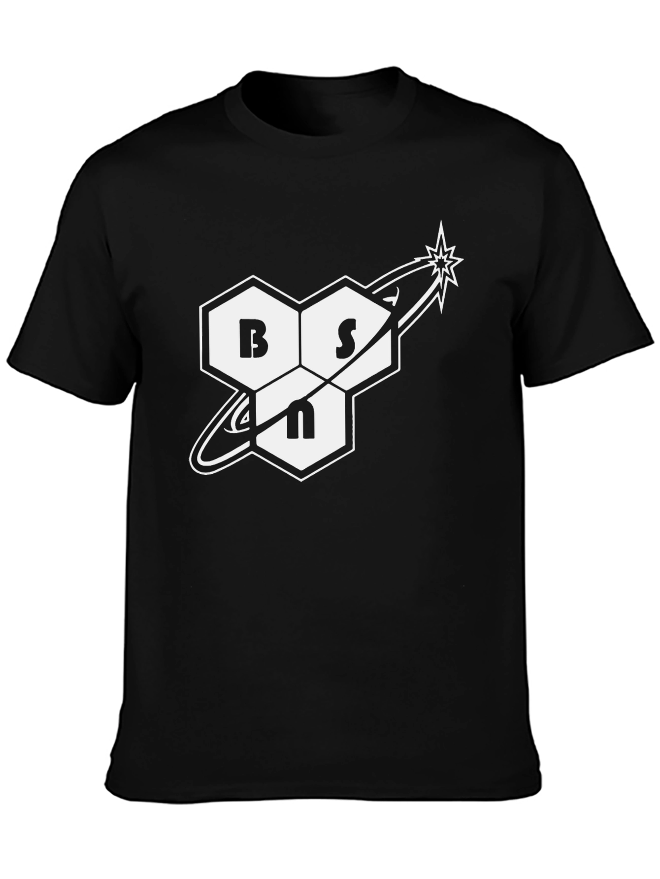 BSN Graphic Tee - Black Cotton Blend