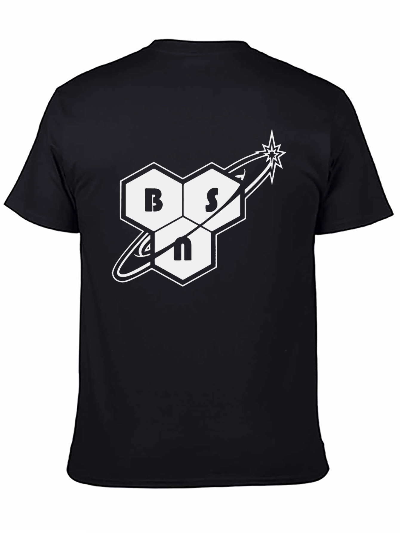 BSN Graphic Tee - Black Cotton Blend