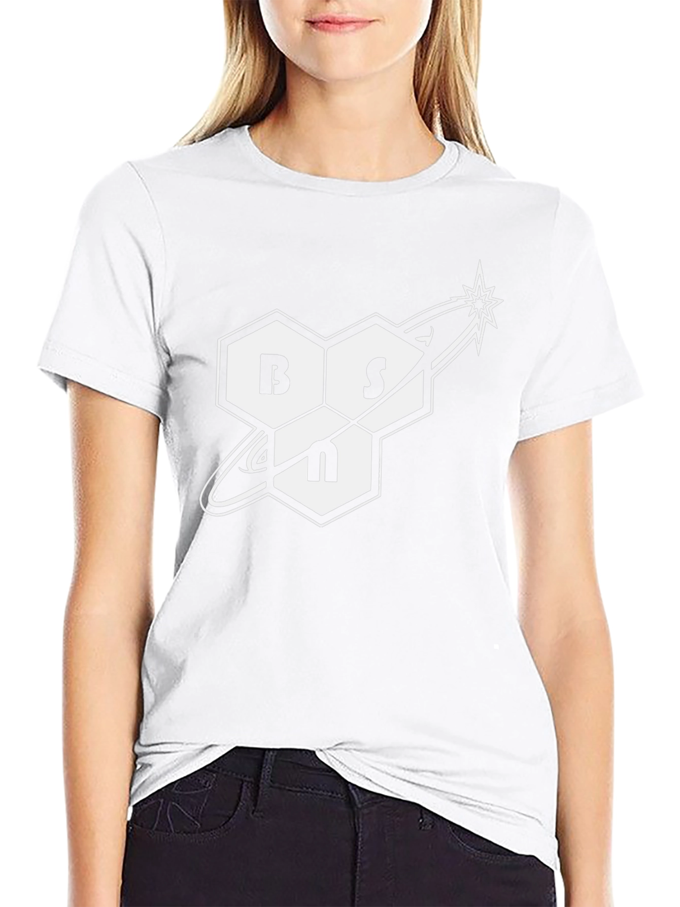 BSN Graphic Tee - Black Cotton Blend