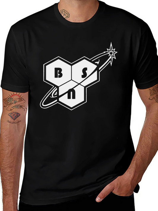 BSN Graphic Tee - Black Cotton Blend