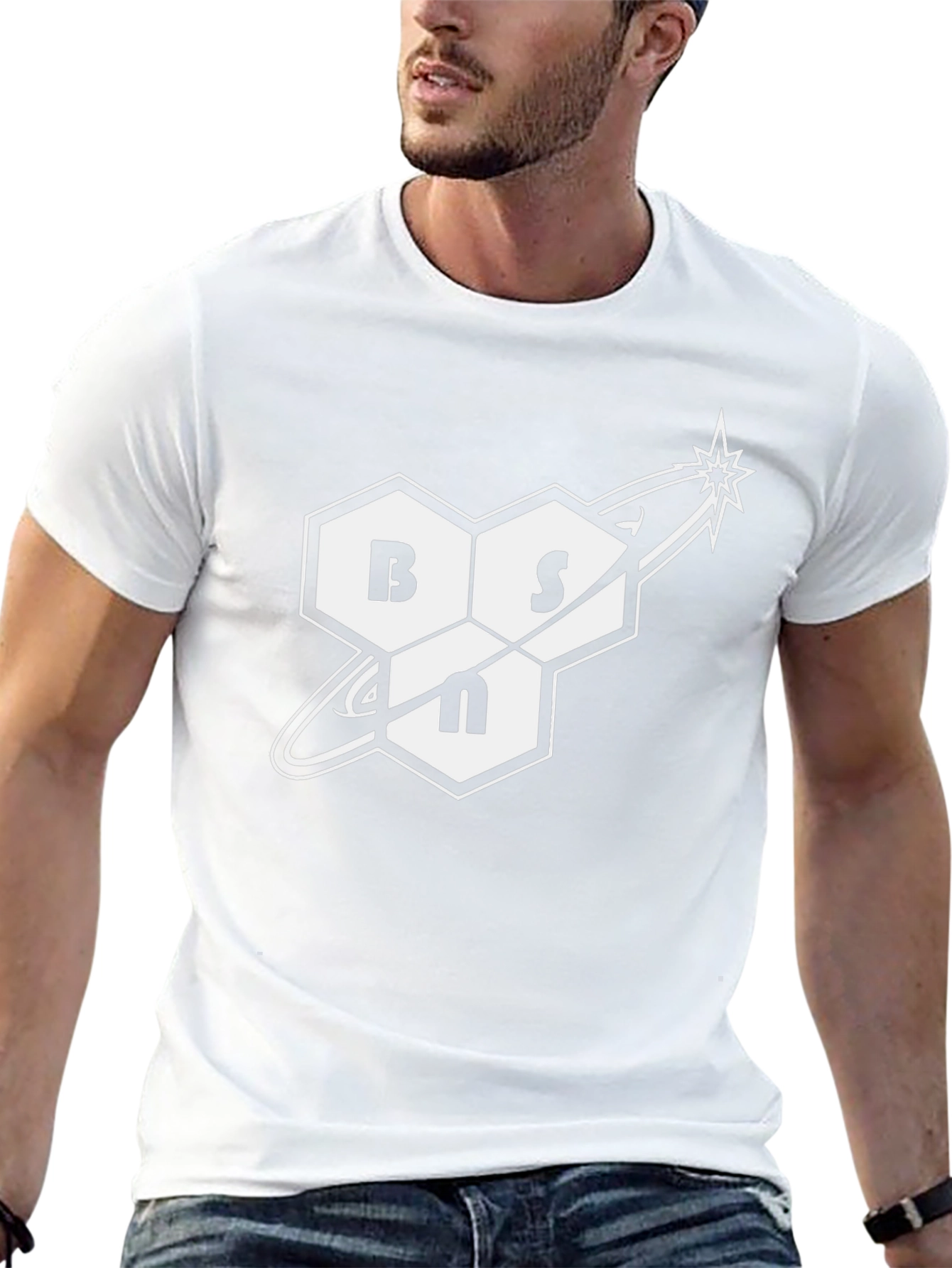 BSN Graphic Tee - Black Cotton Blend
