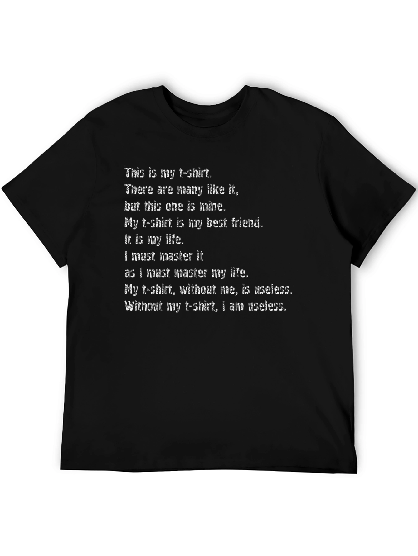 My T-Shirt Black Graphic Tee