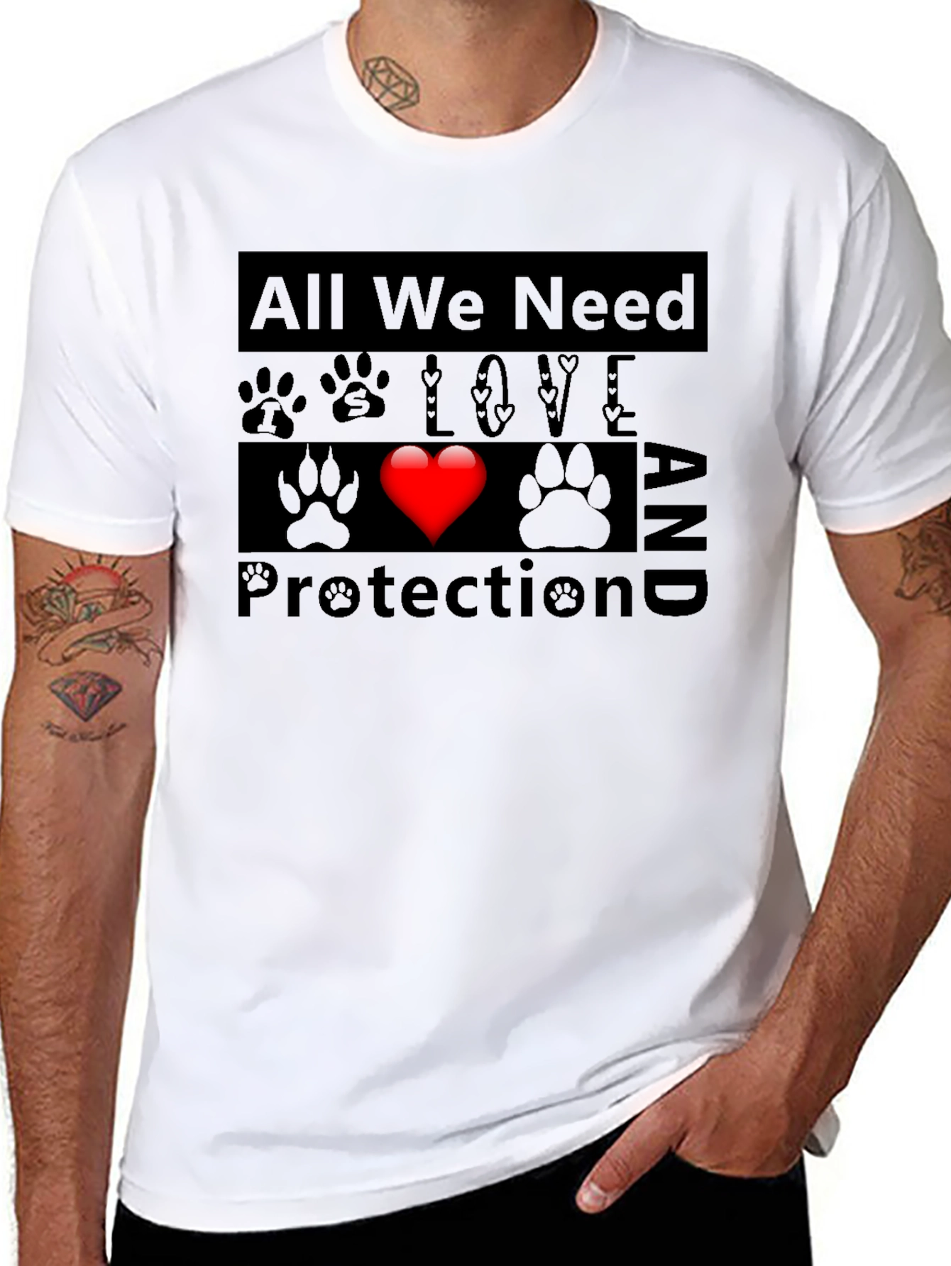 All We Need Love And Protection T-Shirt