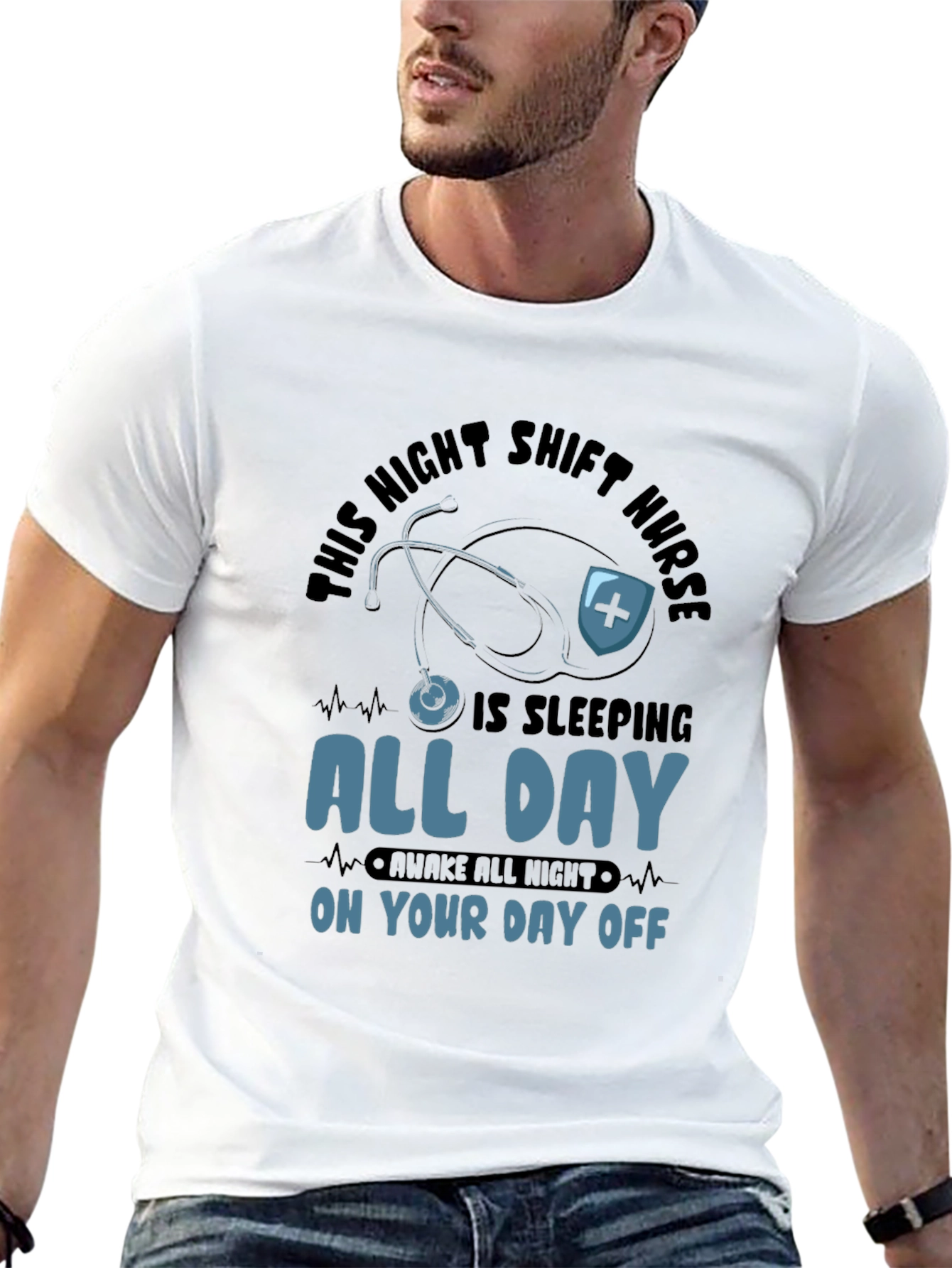 Night Shift Nurse All Day Sleeping T-Shirt