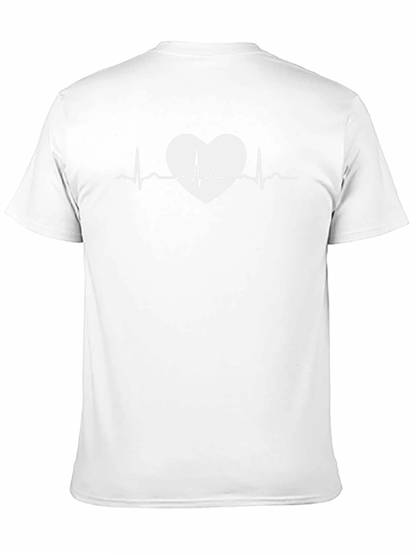 Heartbeat Heart Graphic Tee - Soft Cotton Blend T-Shirt