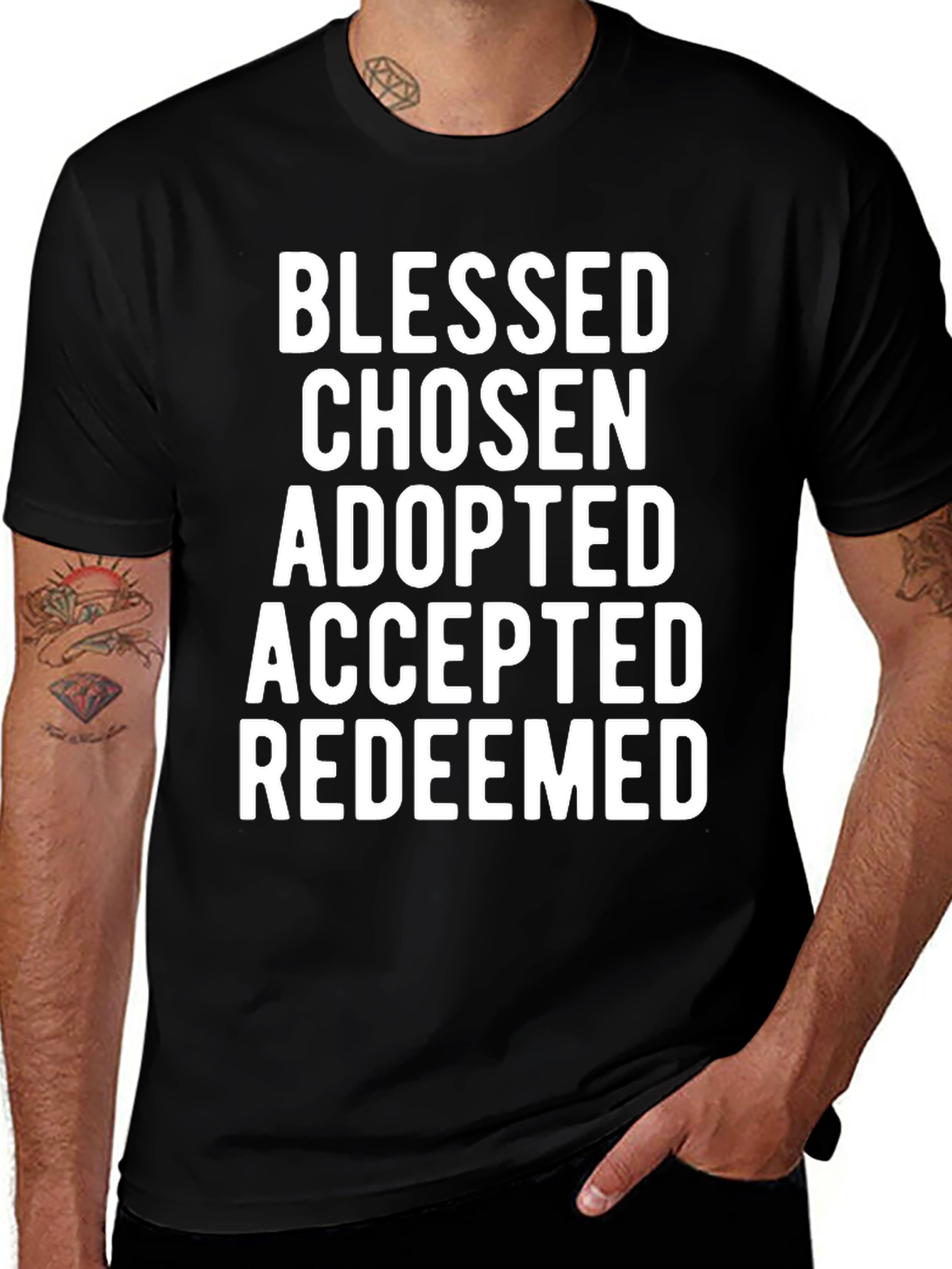 Blessed Chosen Adopted Graphic Tee