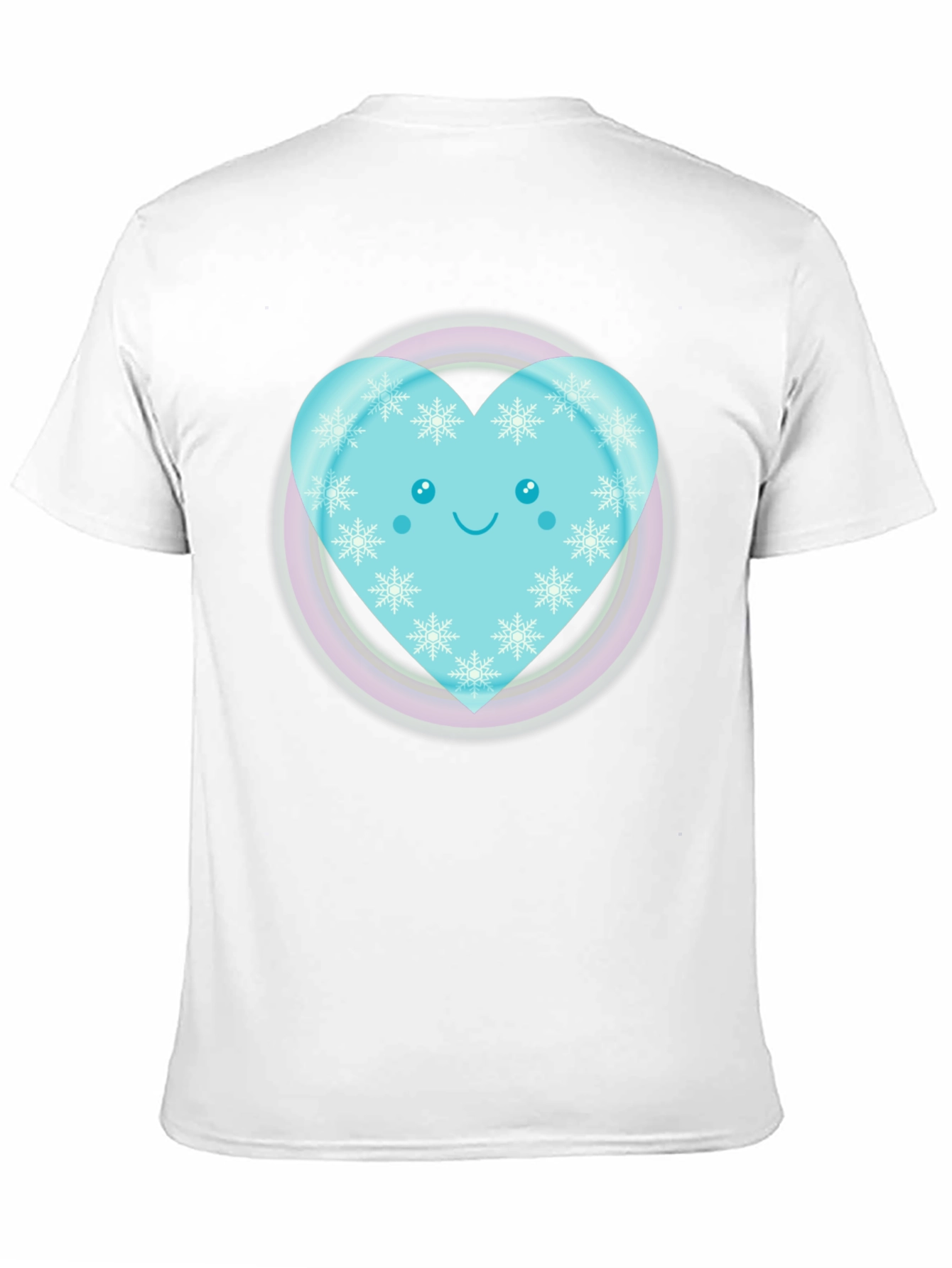 Cute Heart Snowflake Graphic Tee