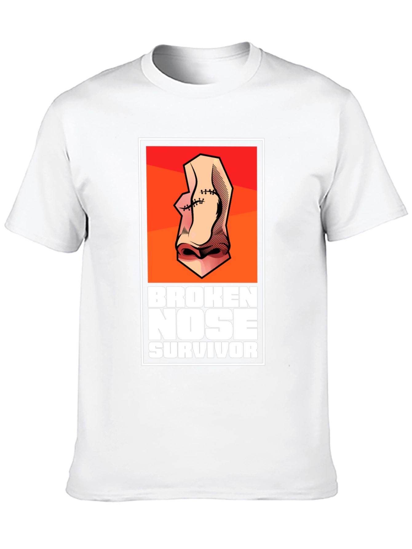 Broken Nose Survivor Graphic T-Shirt
